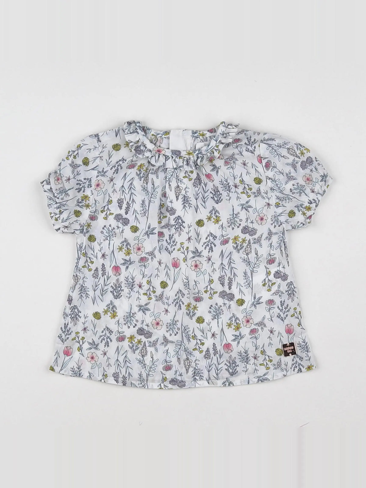 Carrément Beau - blouse multicolore - 6 mois