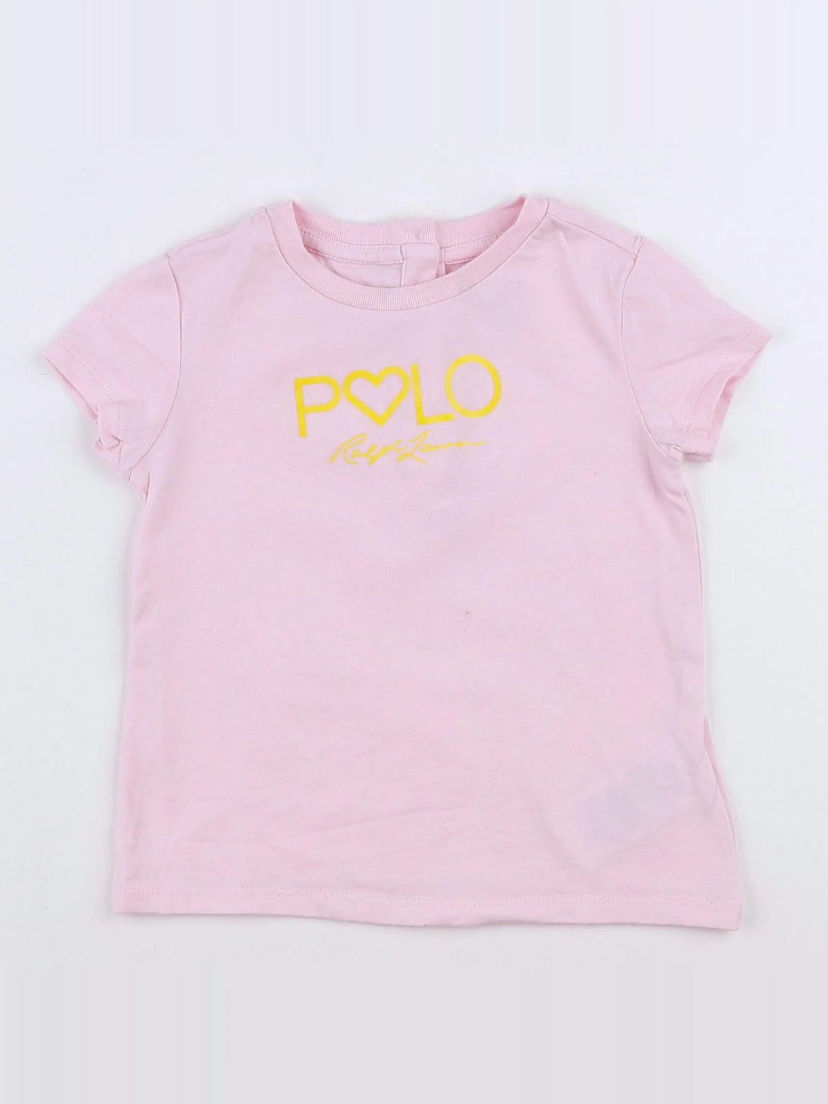 Ralph Lauren - tee-shirt rose - 12 mois