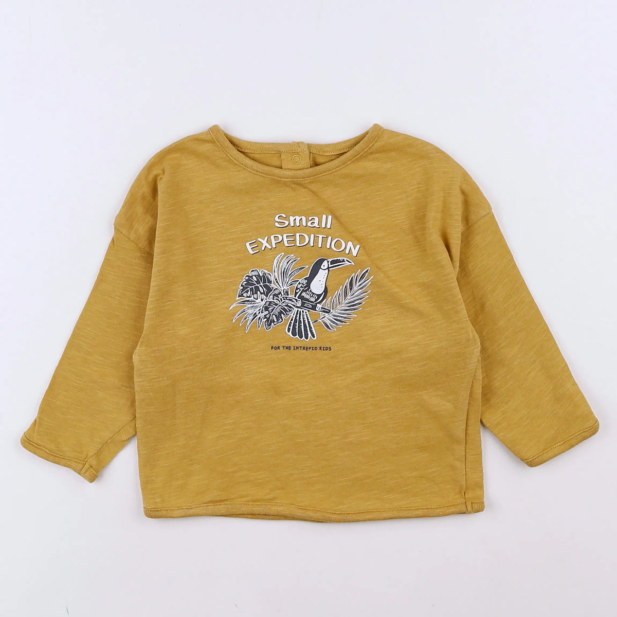 Vertbaudet - tee-shirt jaune - 12 mois