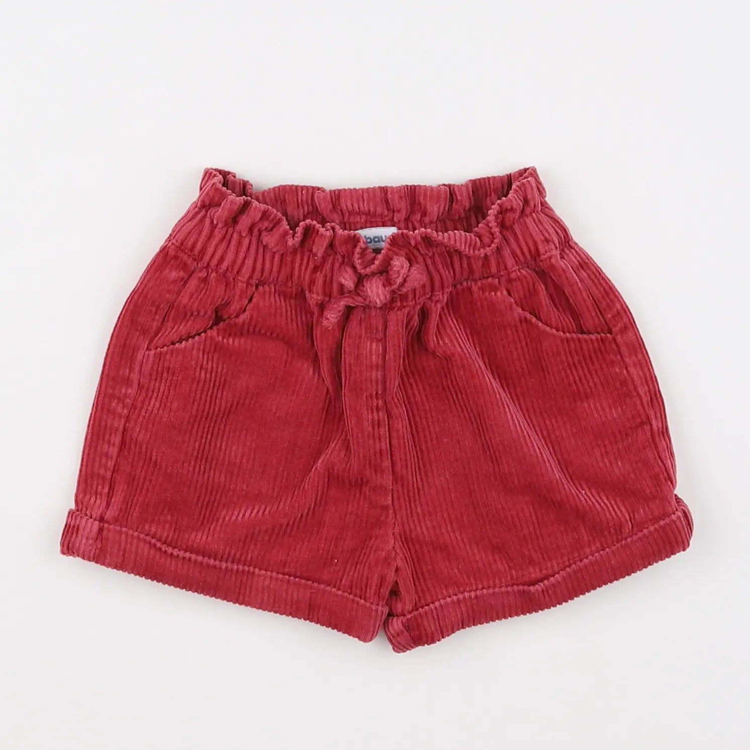Vertbaudet - short rose - 12 mois