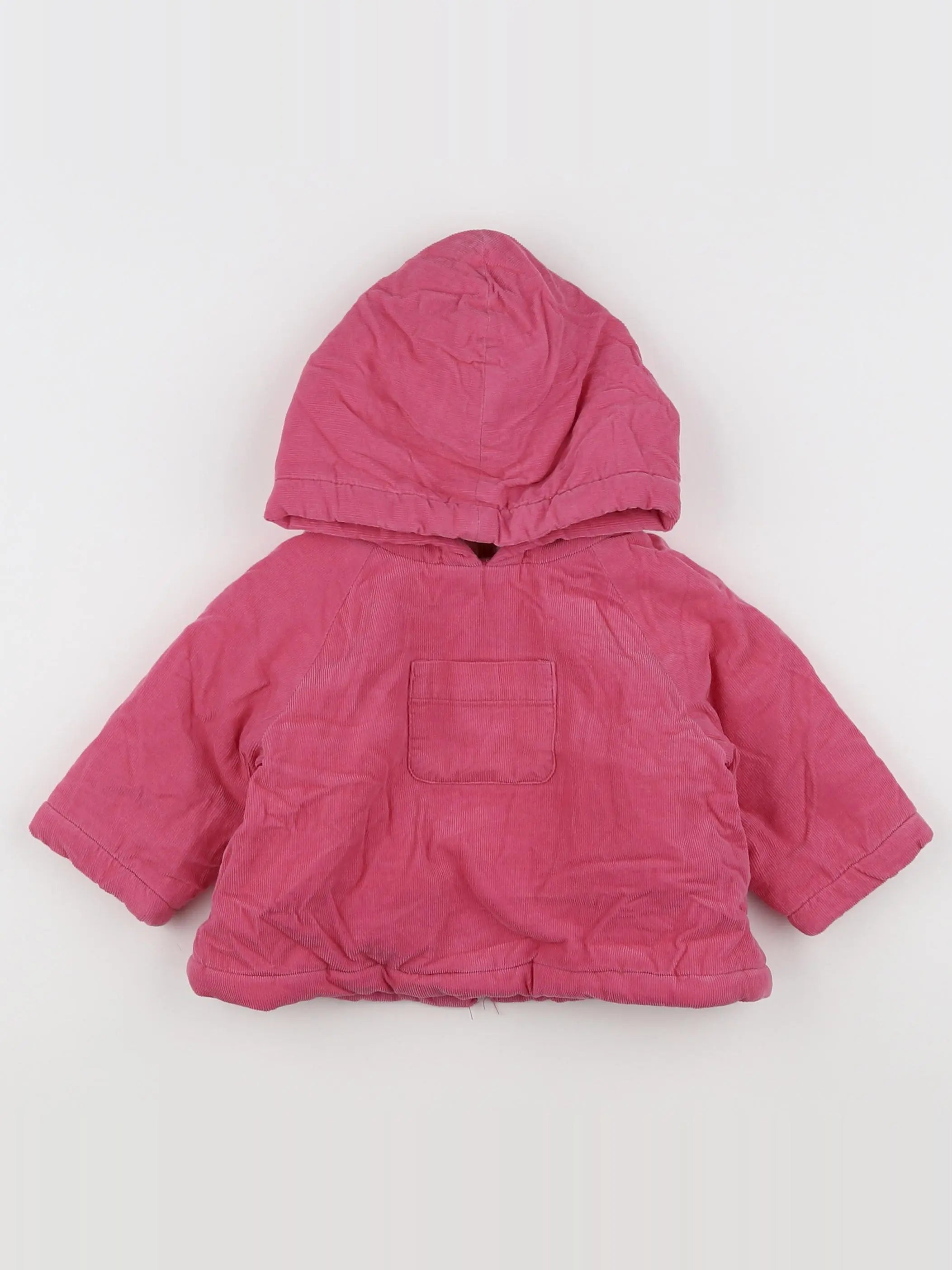Boutchou - burnou rose - 3 mois
