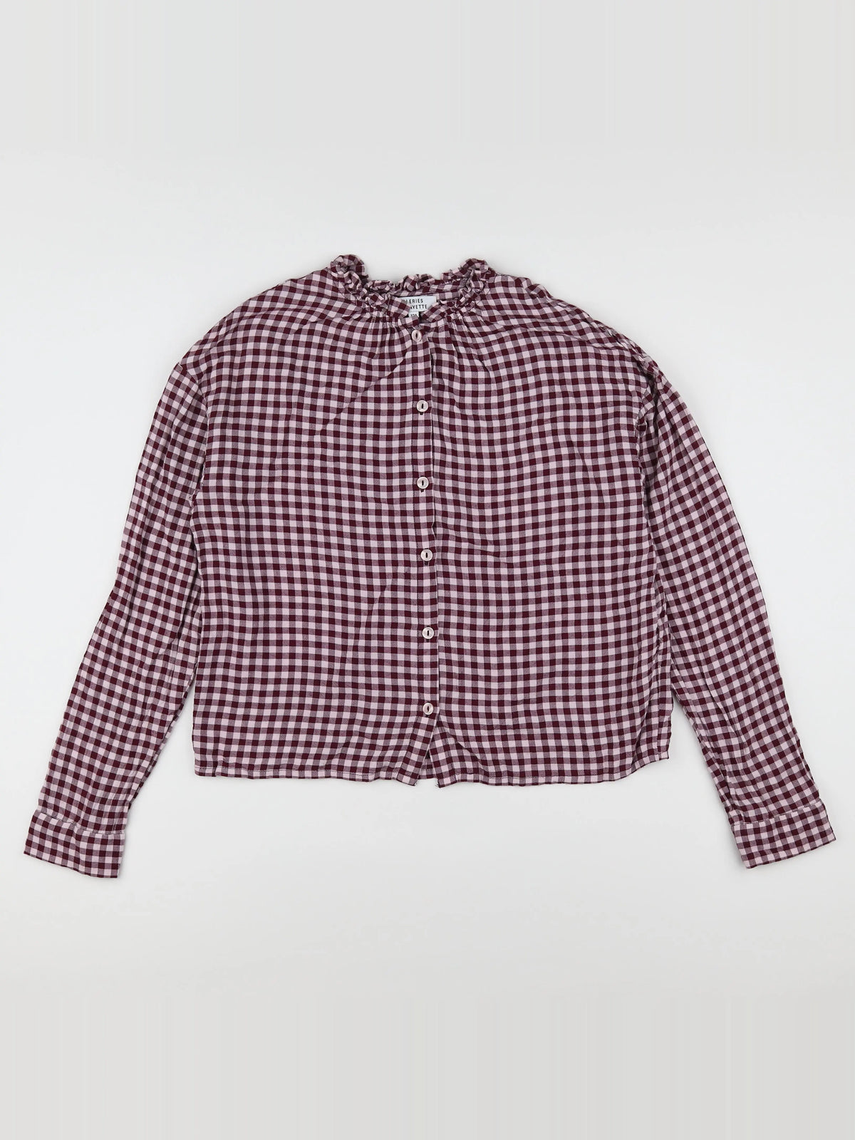 Galeries Lafayette - blouse blanc, rouge - 12 ans