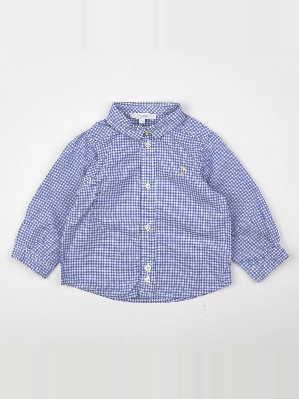 Jacadi - chemise bleu, blanc - 12 mois