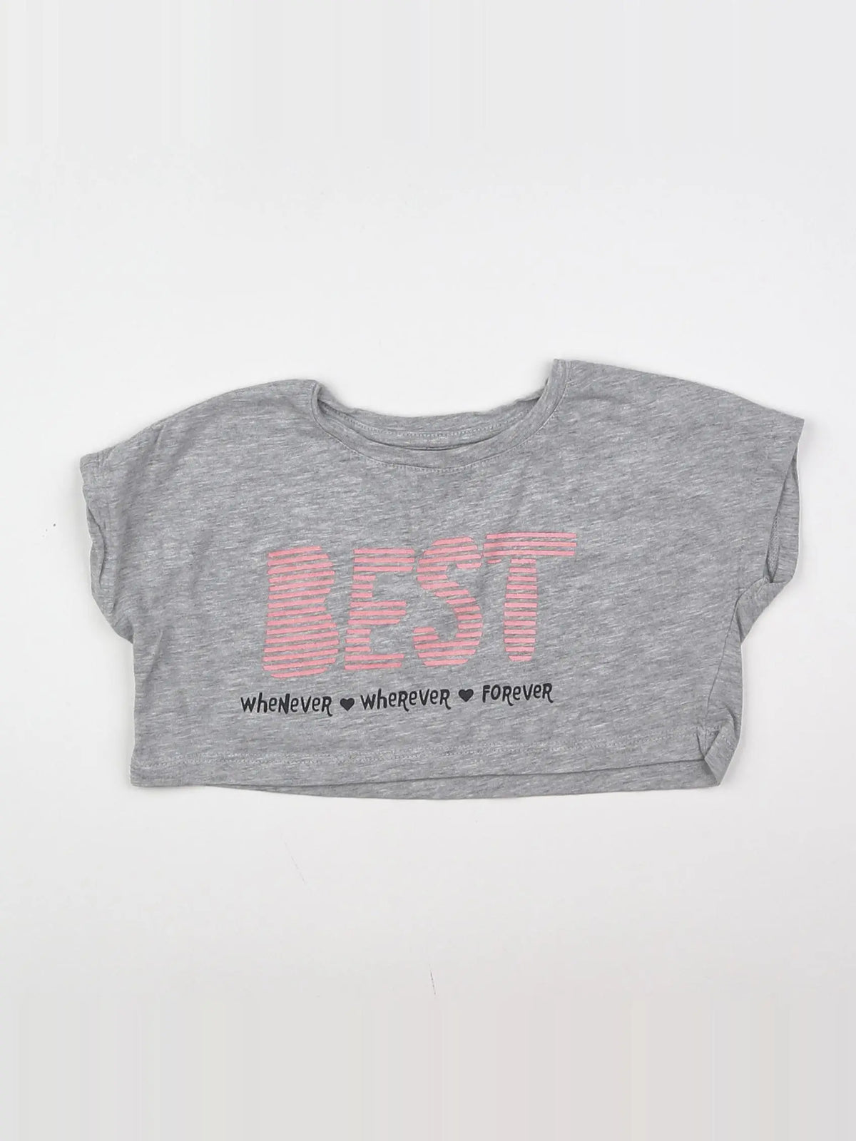 Vertbaudet - tee-shirt gris - 2 ans