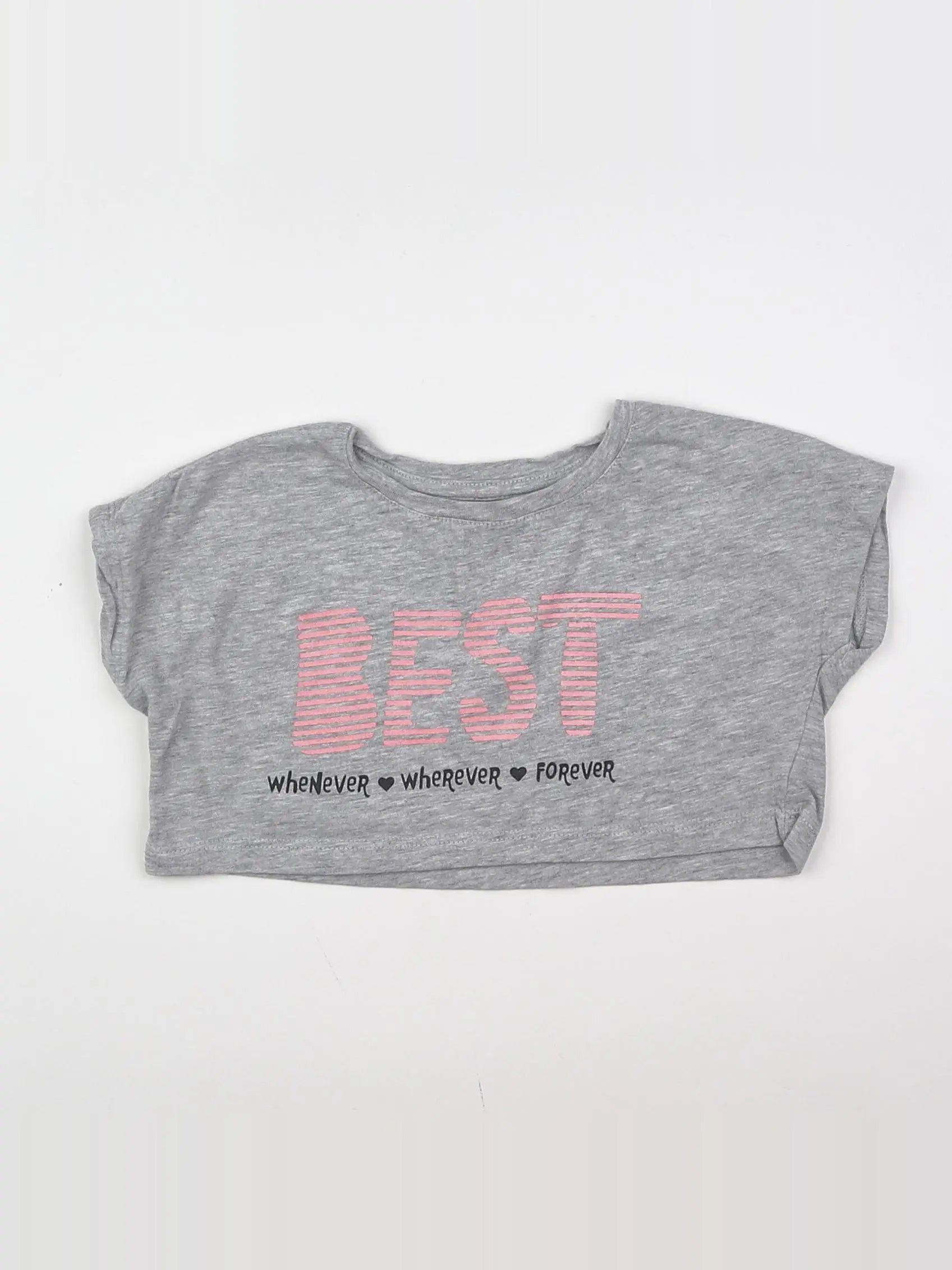 Vertbaudet - tee-shirt gris - 2 ans