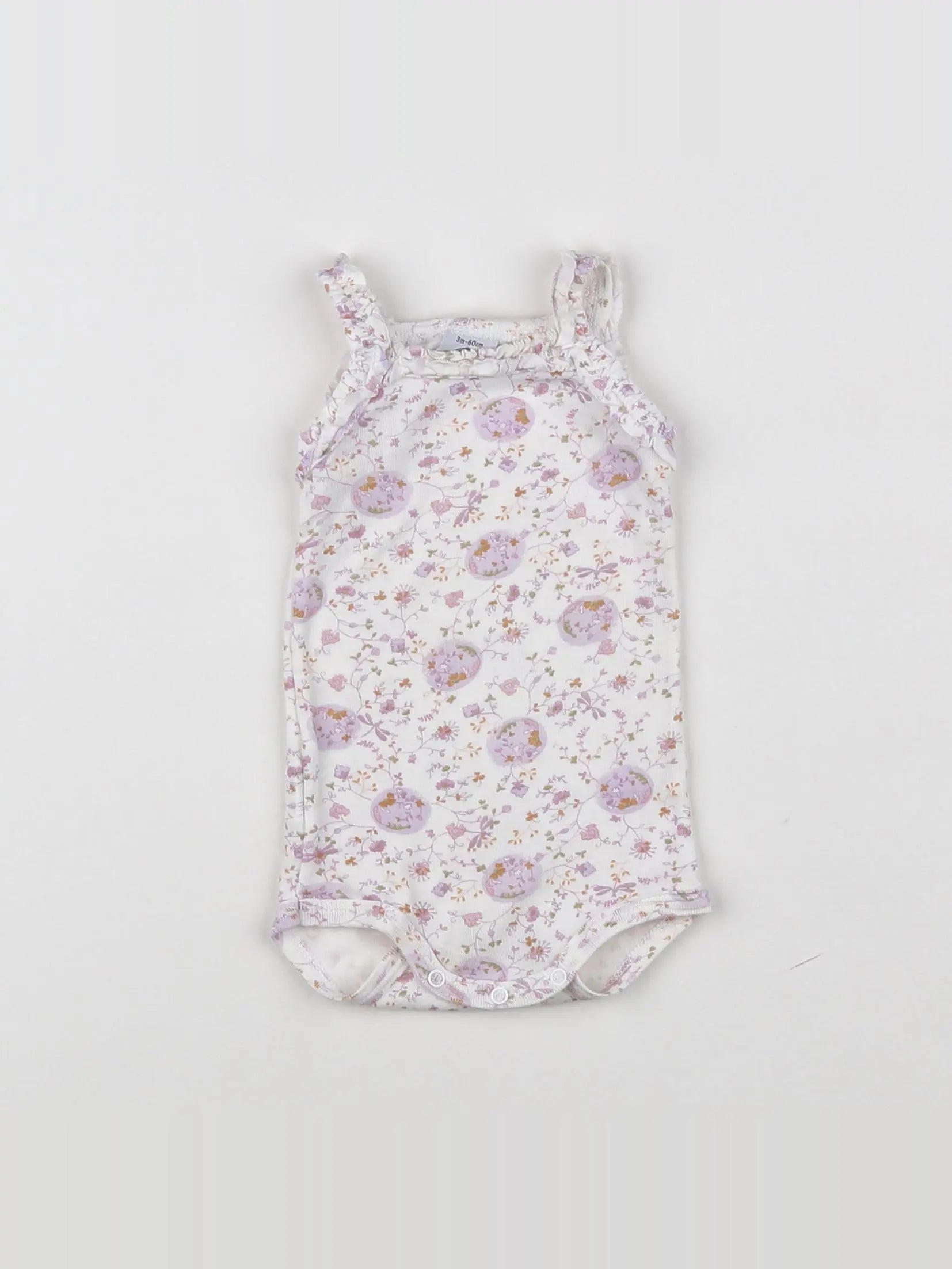 Petit Bateau - body multicolore - 3 mois