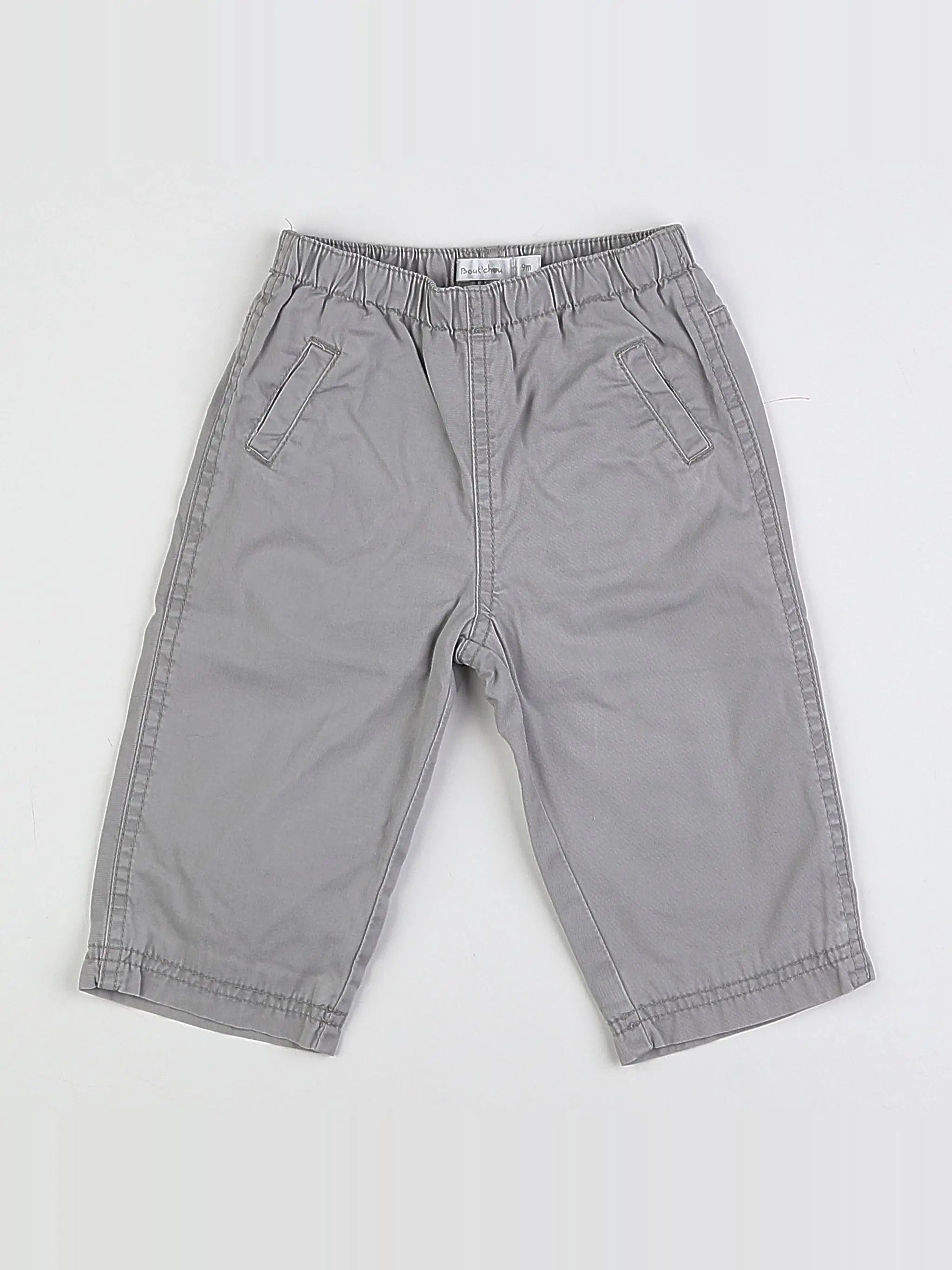 Boutchou - pantalon gris - 9 mois