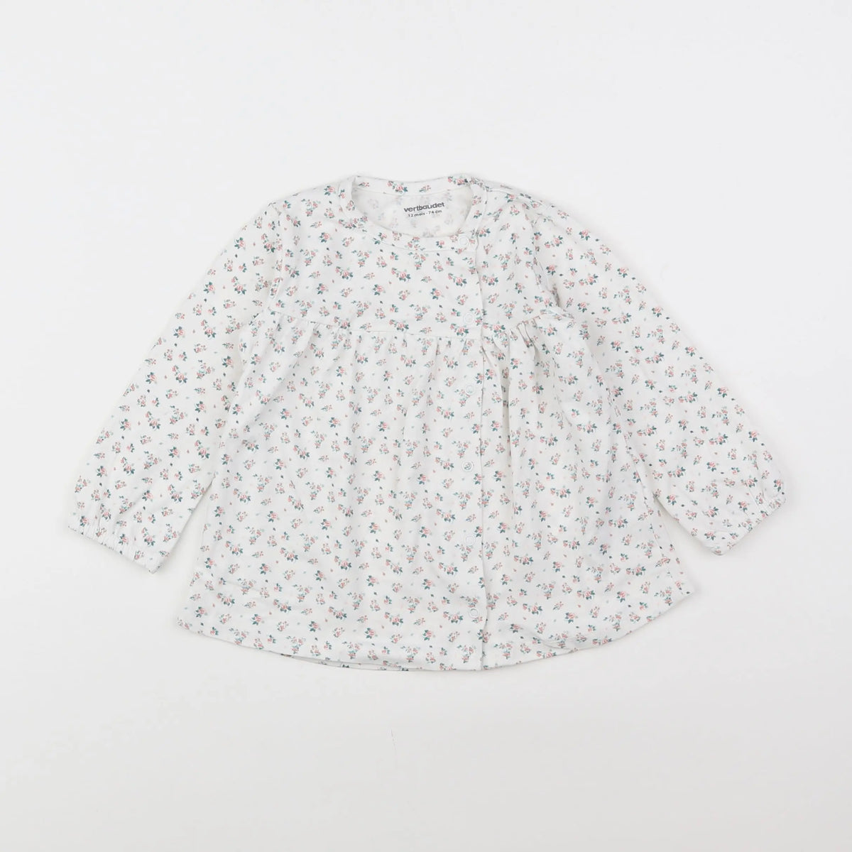 Vertbaudet - robe blanc - 12 mois
