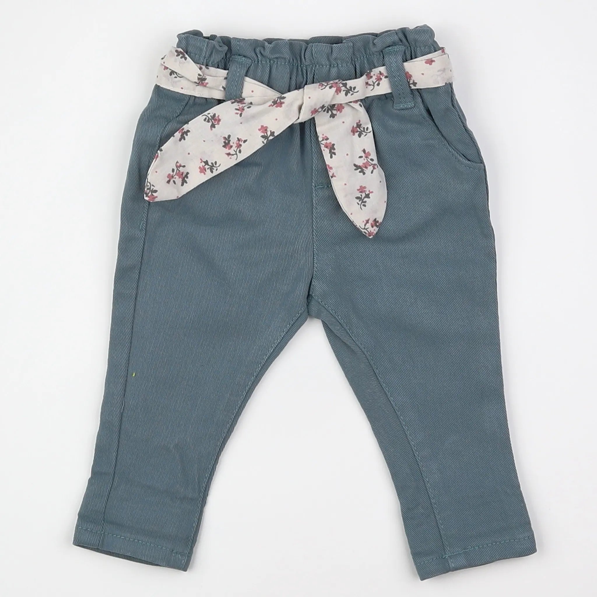 Vertbaudet - pantalon bleu - 3 mois