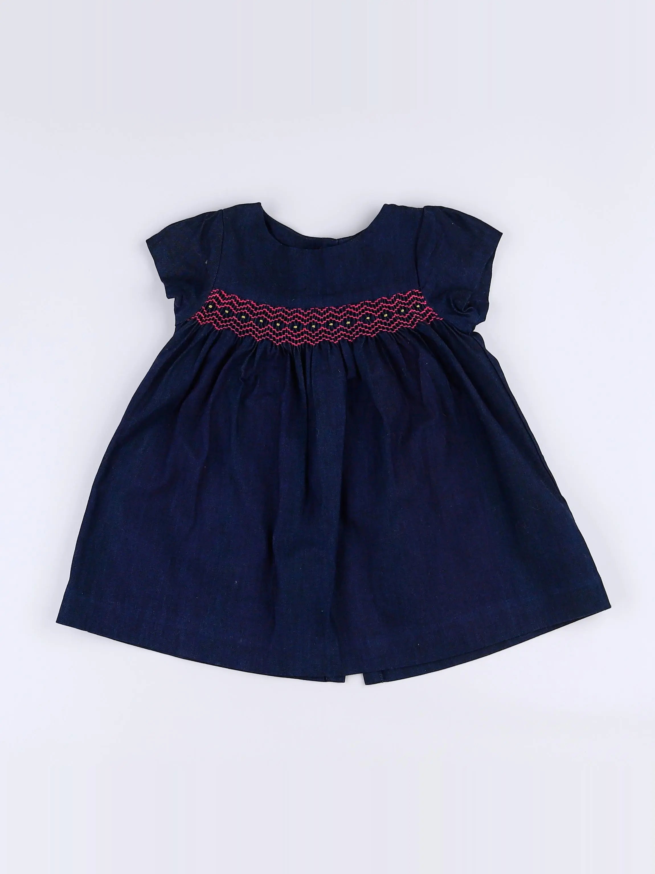 Jacadi - robe bleu - 12 mois
