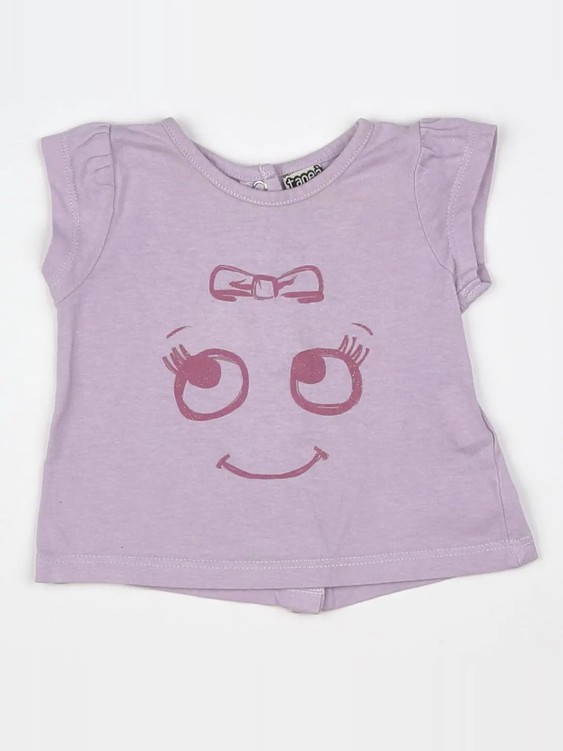 Tape à l'oeil - tee-shirt violet - 3 mois