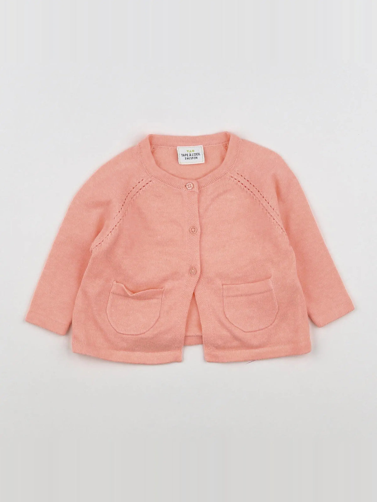 Tape à l'oeil - gilet orange - 3 mois