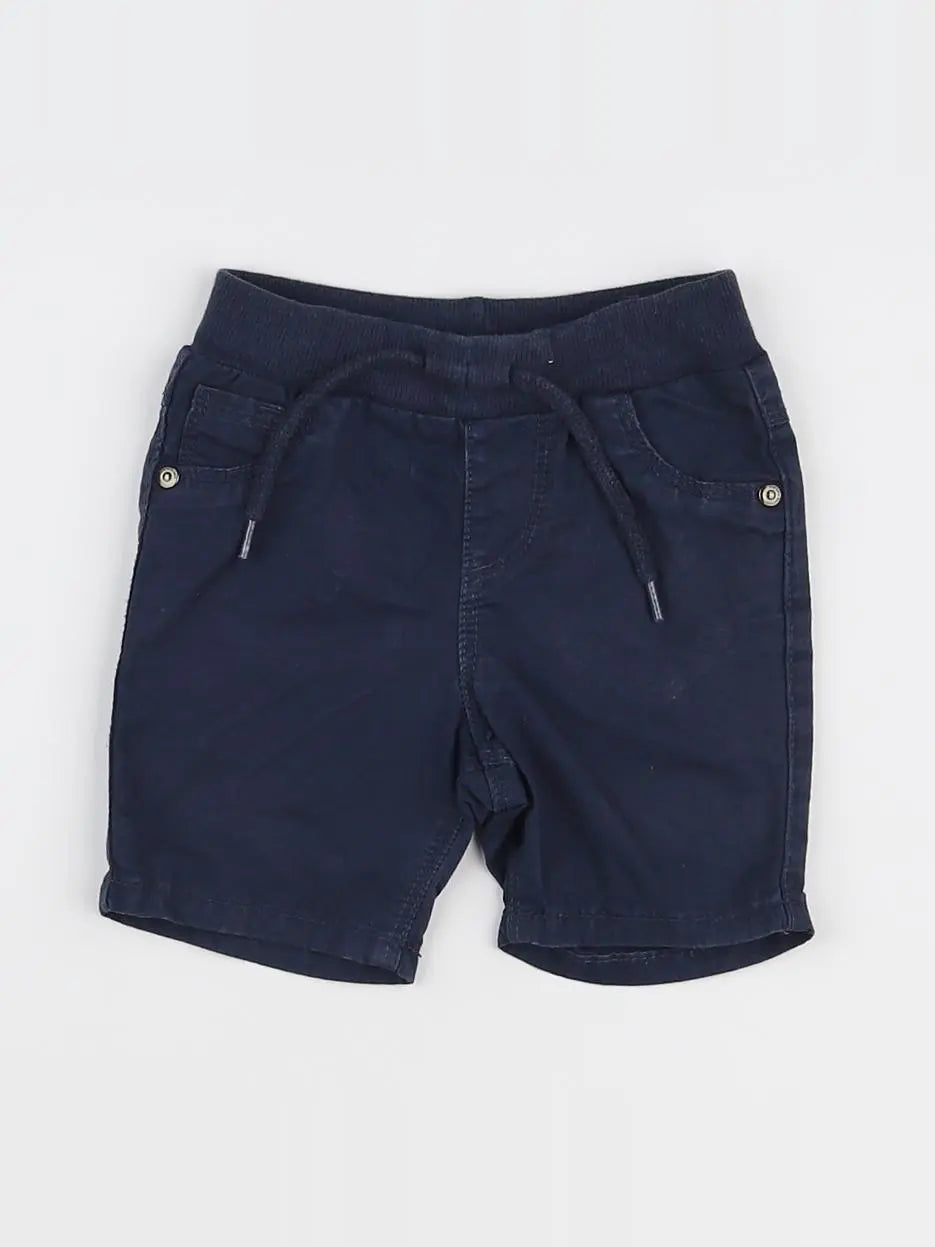 Tape à l'oeil - short bleu - 12 mois
