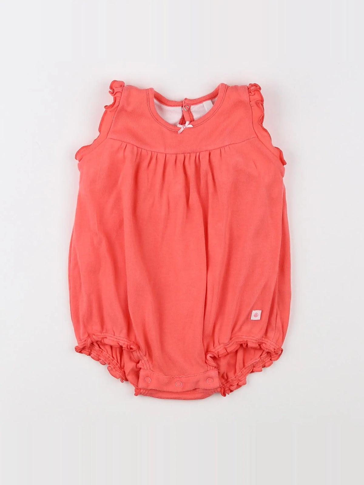 Petit Bateau - combinaison orange - 3 mois