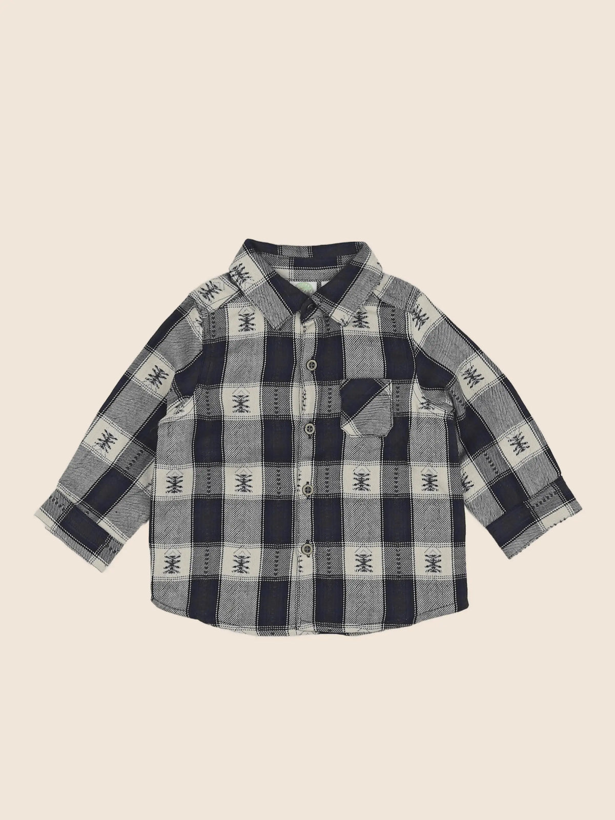 Bouchara - chemise noir - 6 mois