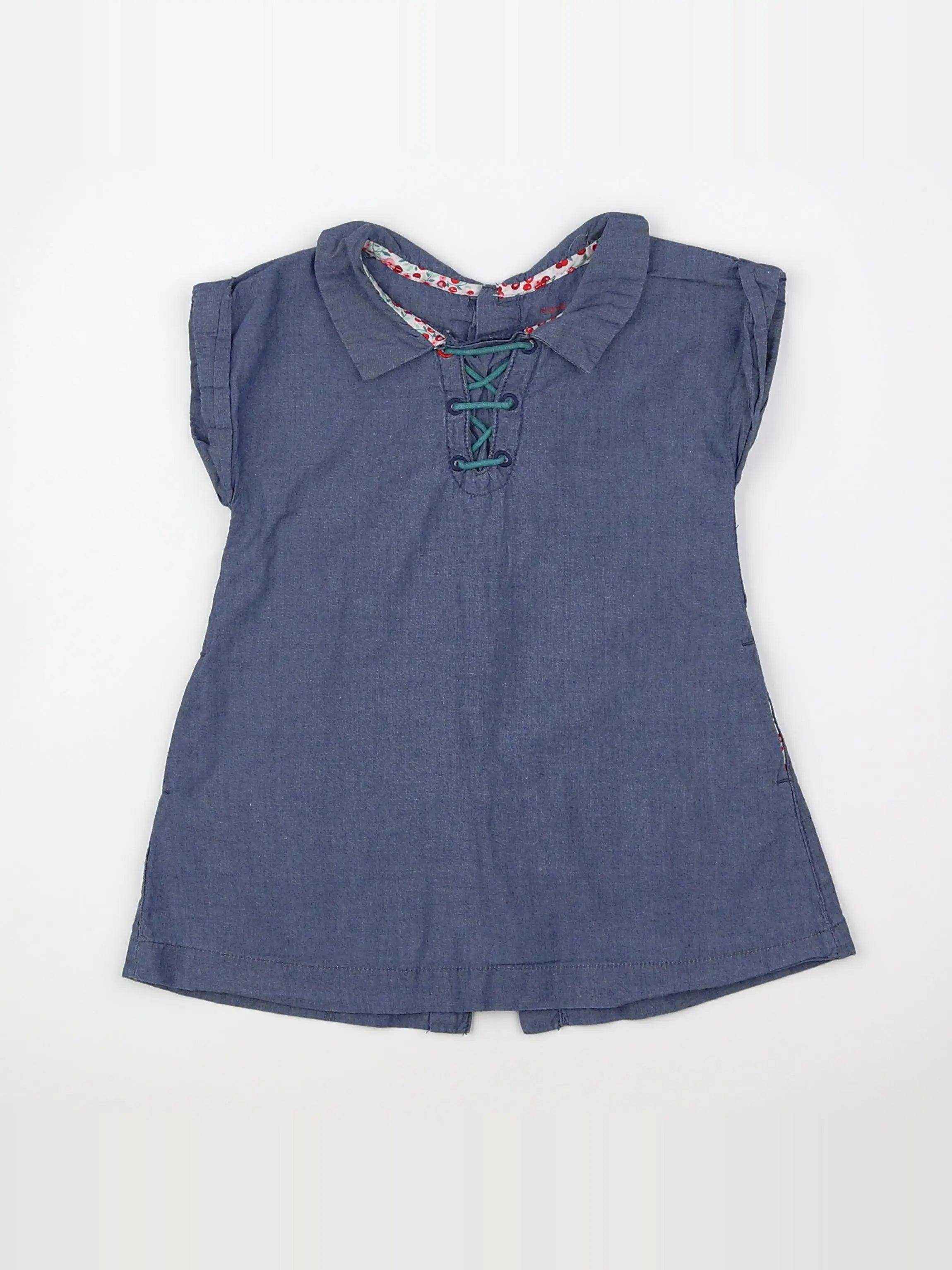 Natalys - robe bleu - 9 mois
