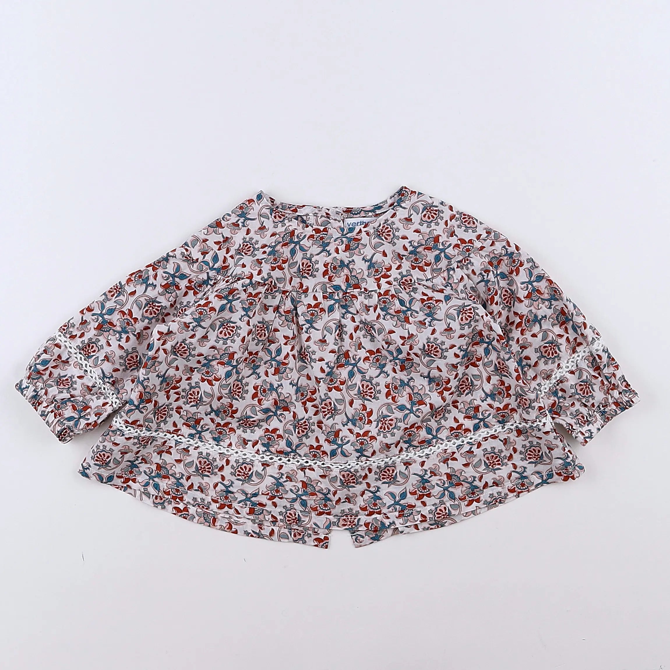 Vertbaudet - blouse multicolore - 9 mois