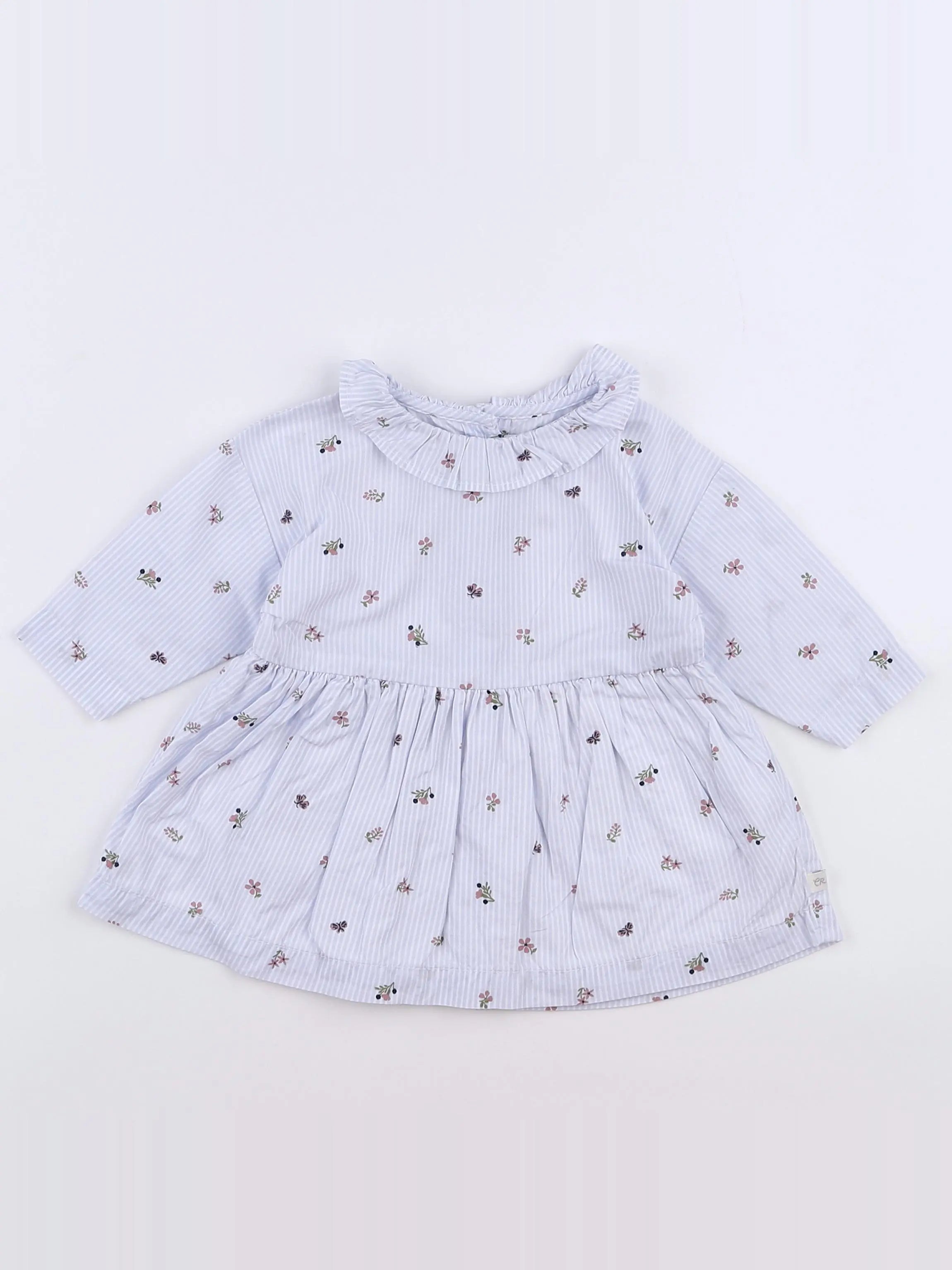 Cadet Rousselle - robe bleu - 3 mois
