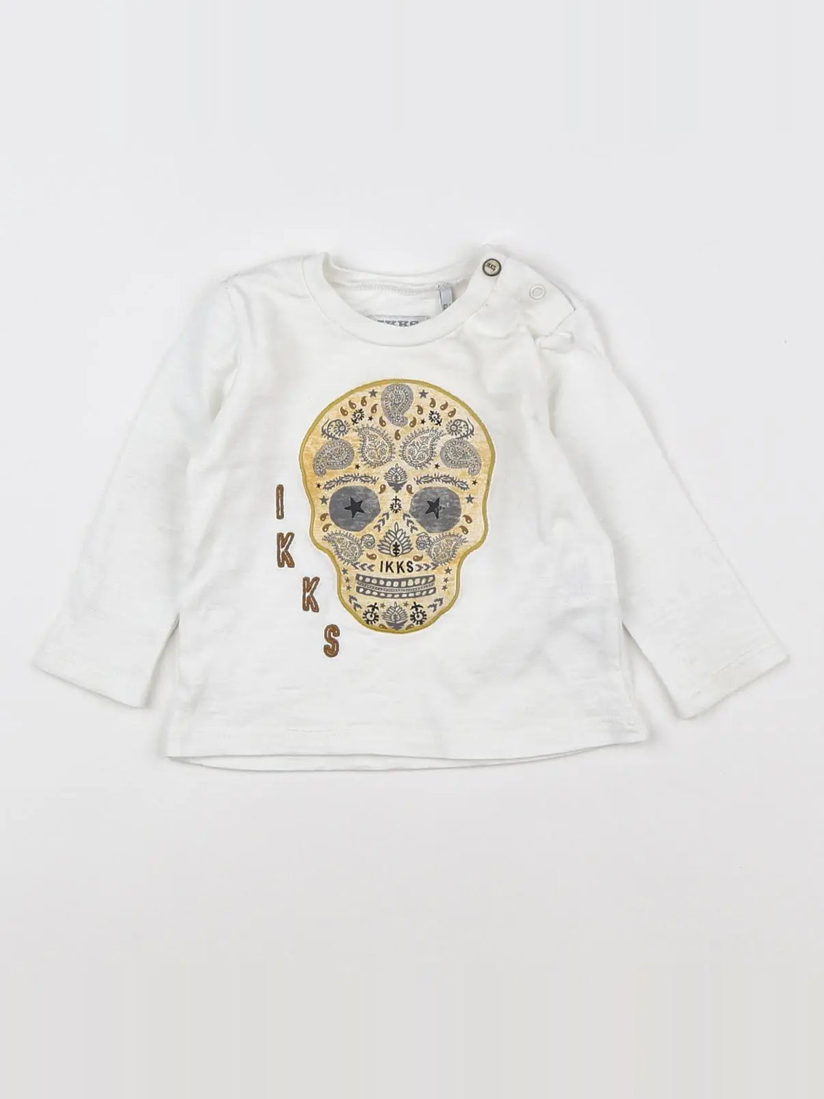IKKS - tee-shirt blanc - 6 mois