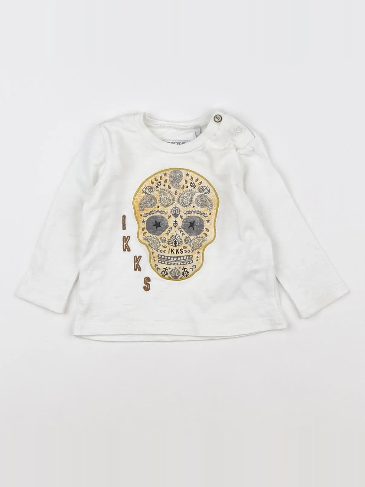 IKKS - tee-shirt blanc - 6 mois