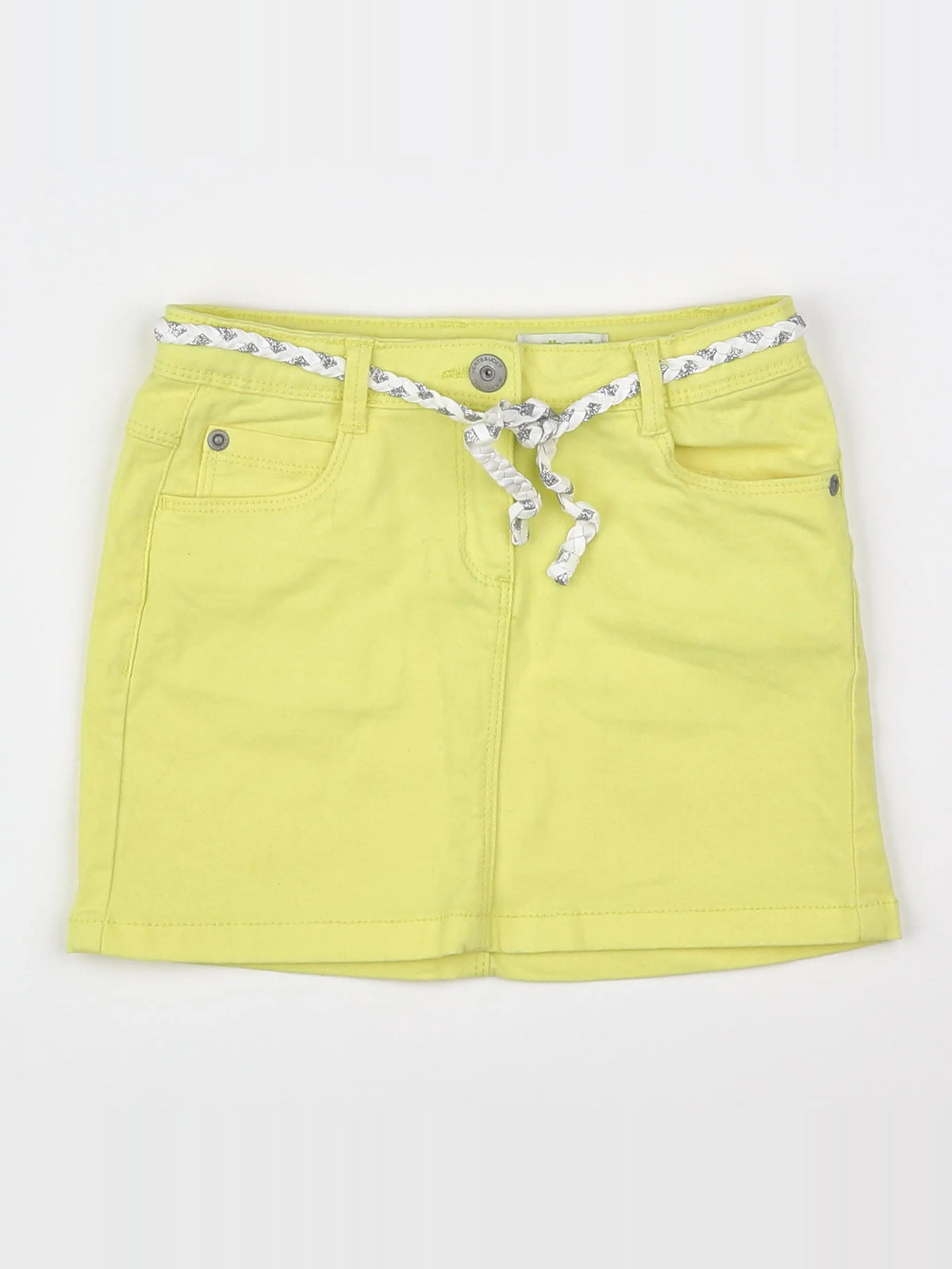 Vertbaudet - jupe jaune - 6 ans