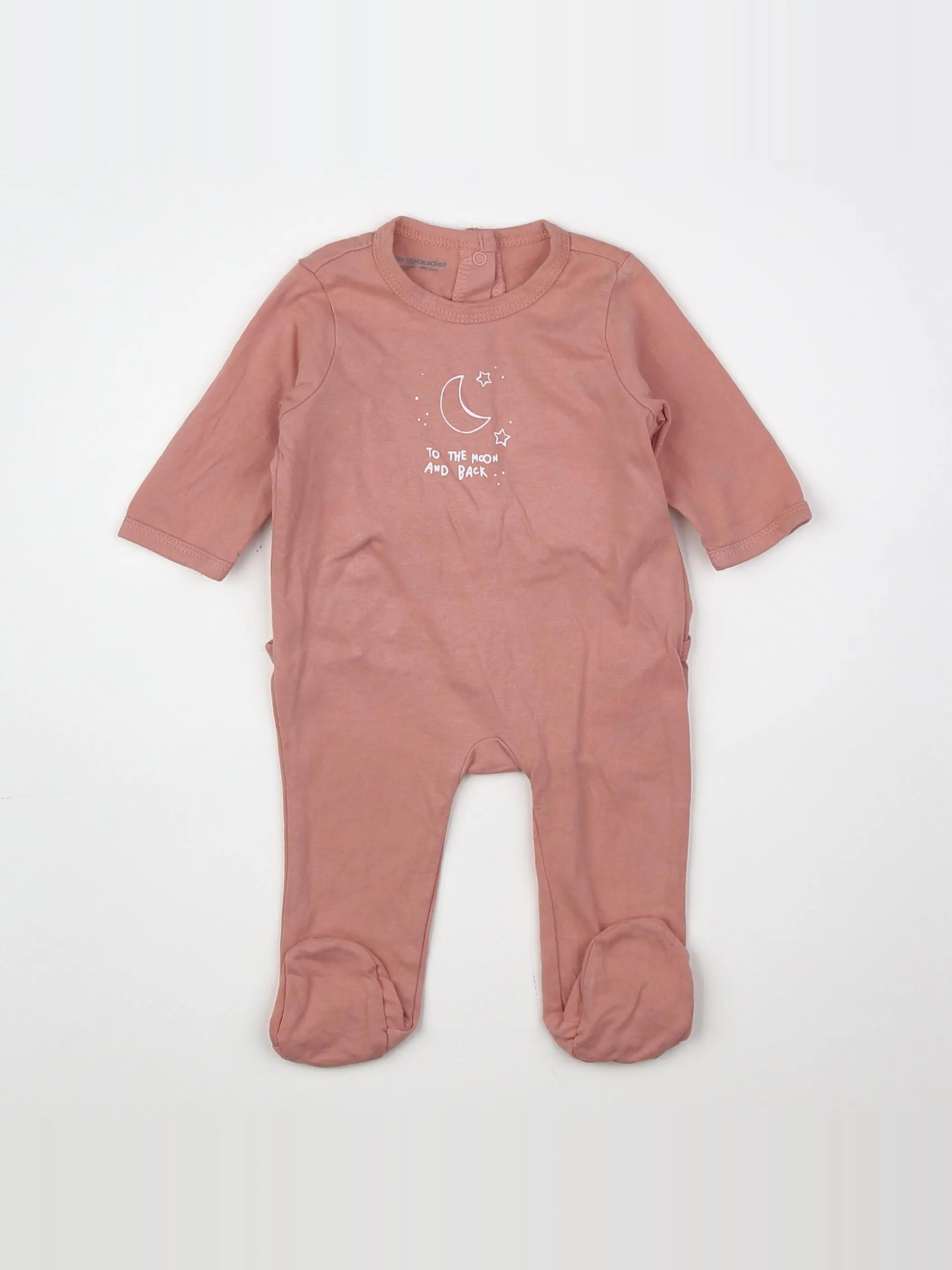 Vertbaudet - pyjama rose - 3 mois