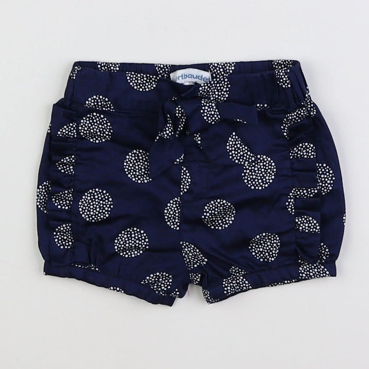 Vertbaudet - short bleu - 3 mois