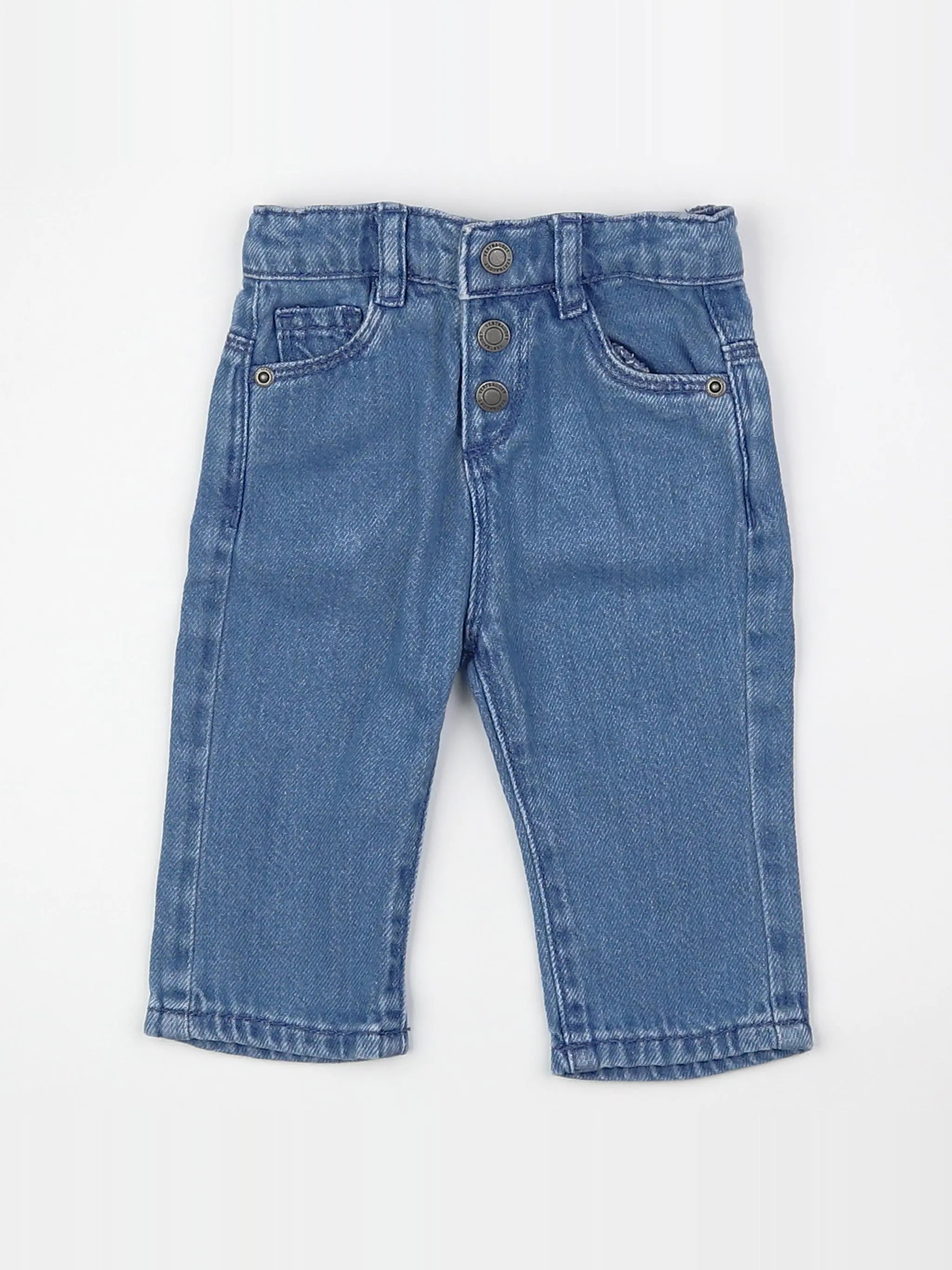 Vertbaudet - jean bleu - 3 mois