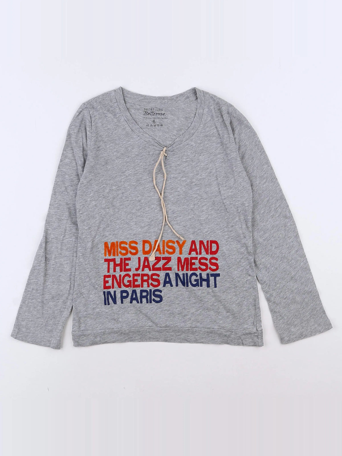 Bellerose - tee-shirt gris - 6 ans