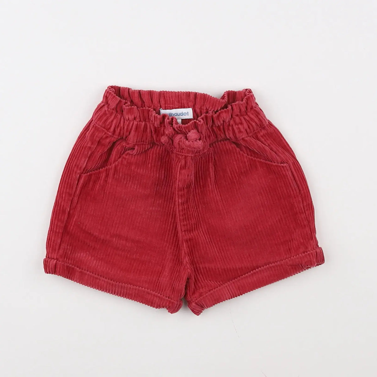 Vertbaudet - short rose - 9 mois