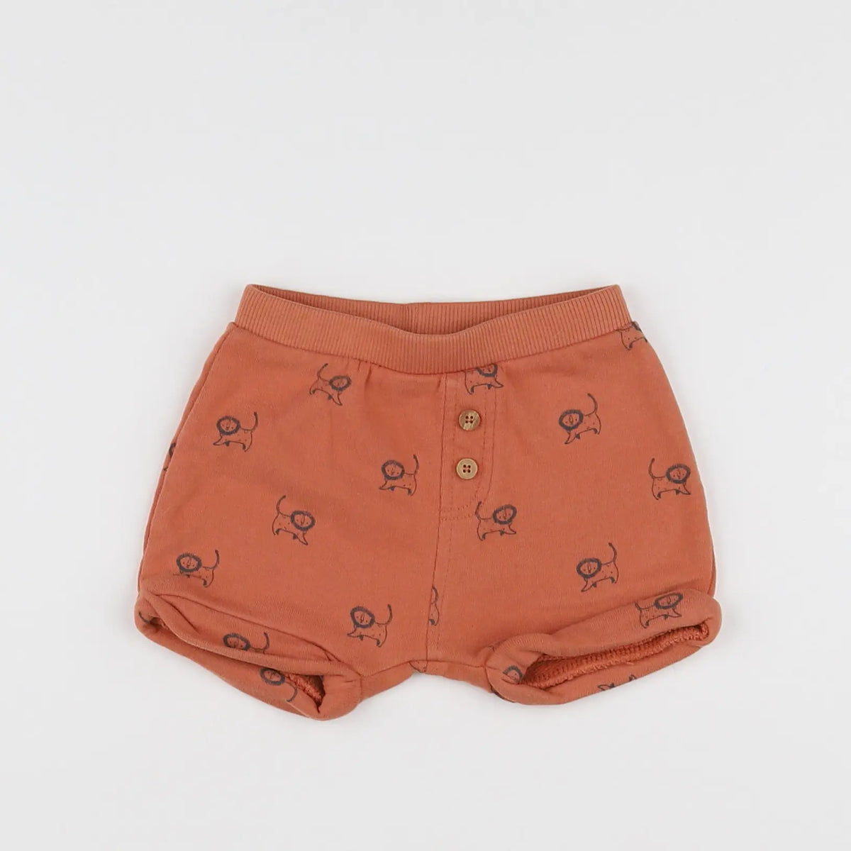 Vertbaudet - short orange - 3 mois