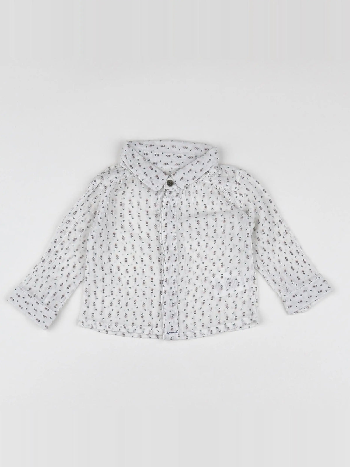 La Redoute - blouse blanc - 3 mois