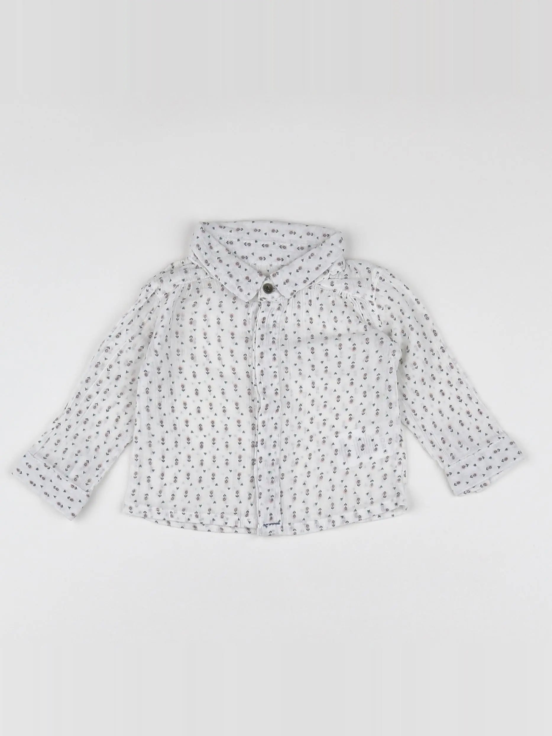 La Redoute - blouse blanc - 3 mois