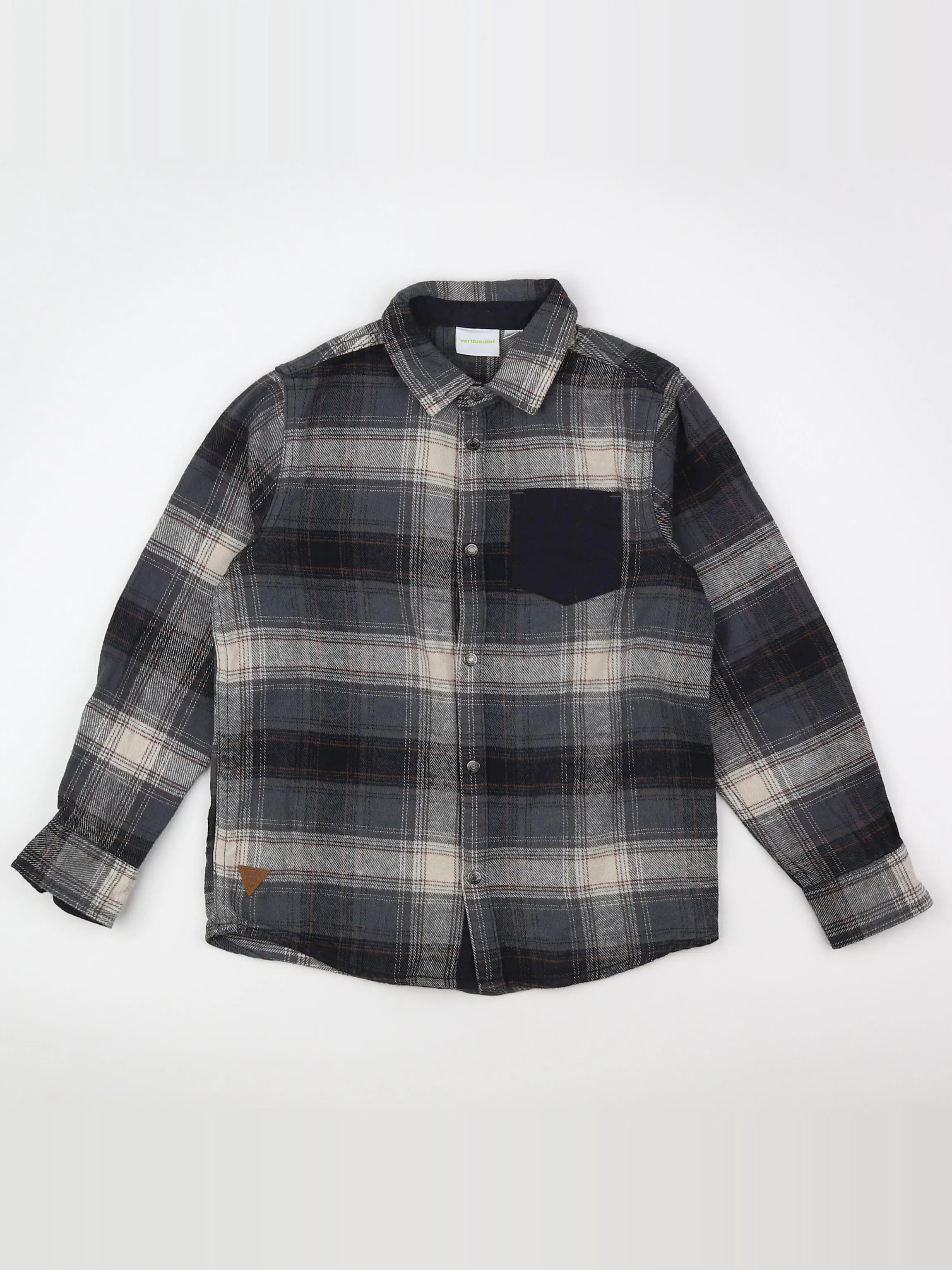 Vertbaudet - chemise multicolore - 8 ans