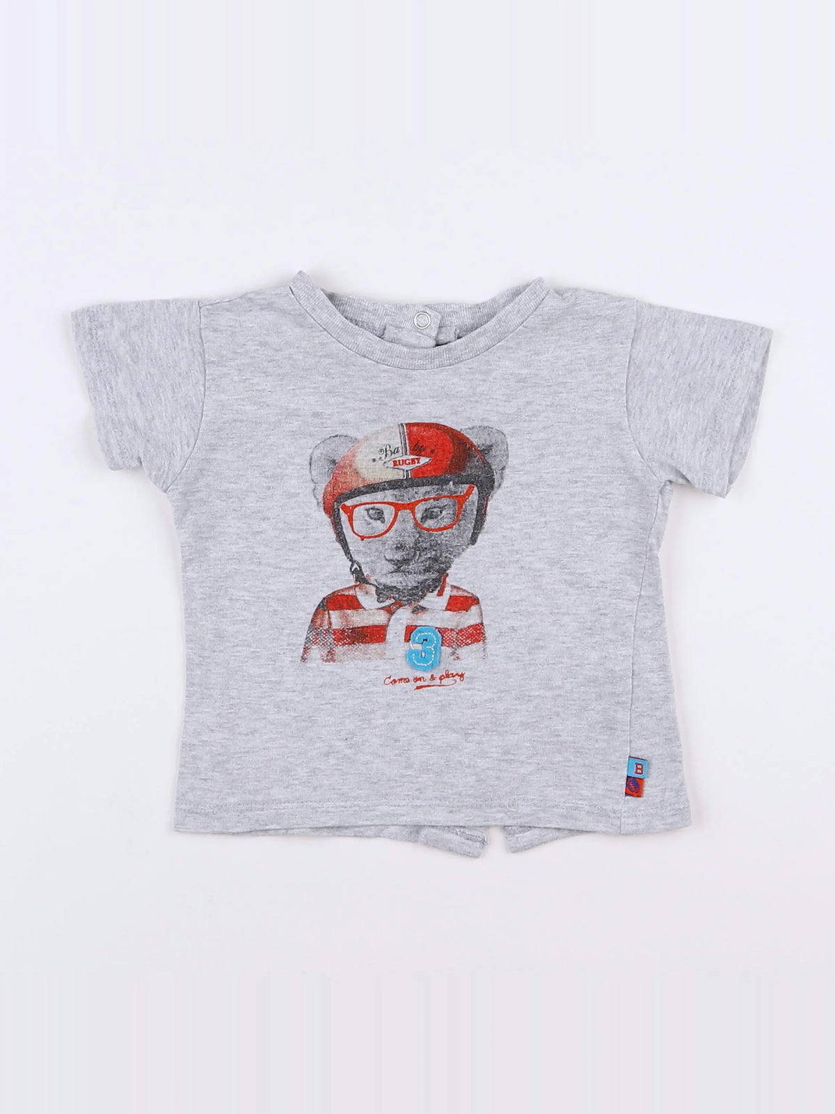 Absorba - tee-shirt gris - 12 mois