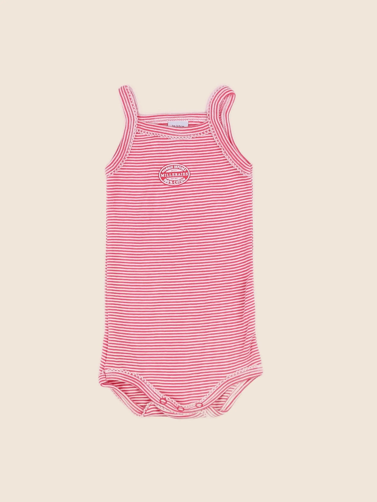 Petit Bateau - body rose - 3 mois