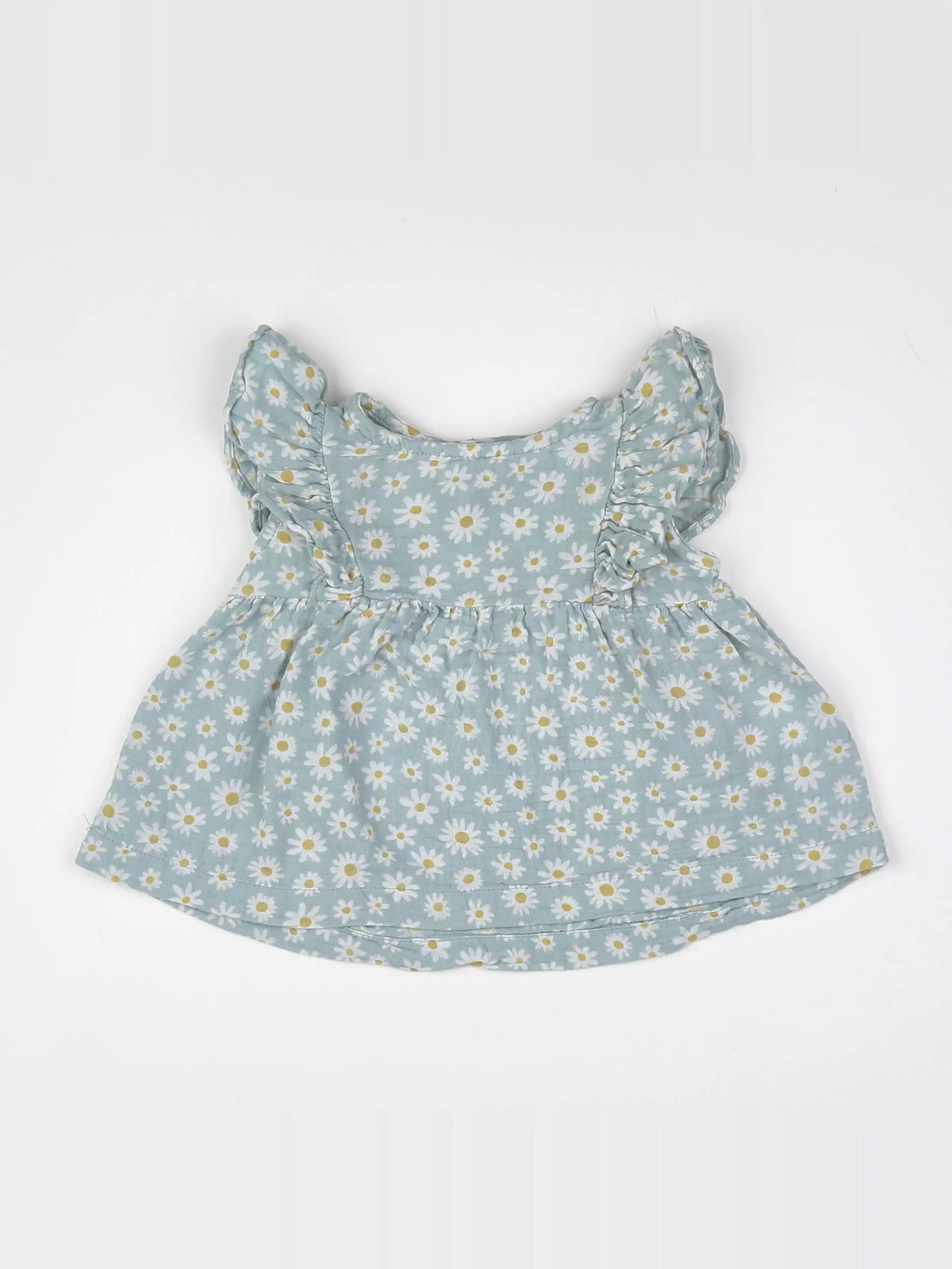 Vertbaudet - blouse vert - 9 mois
