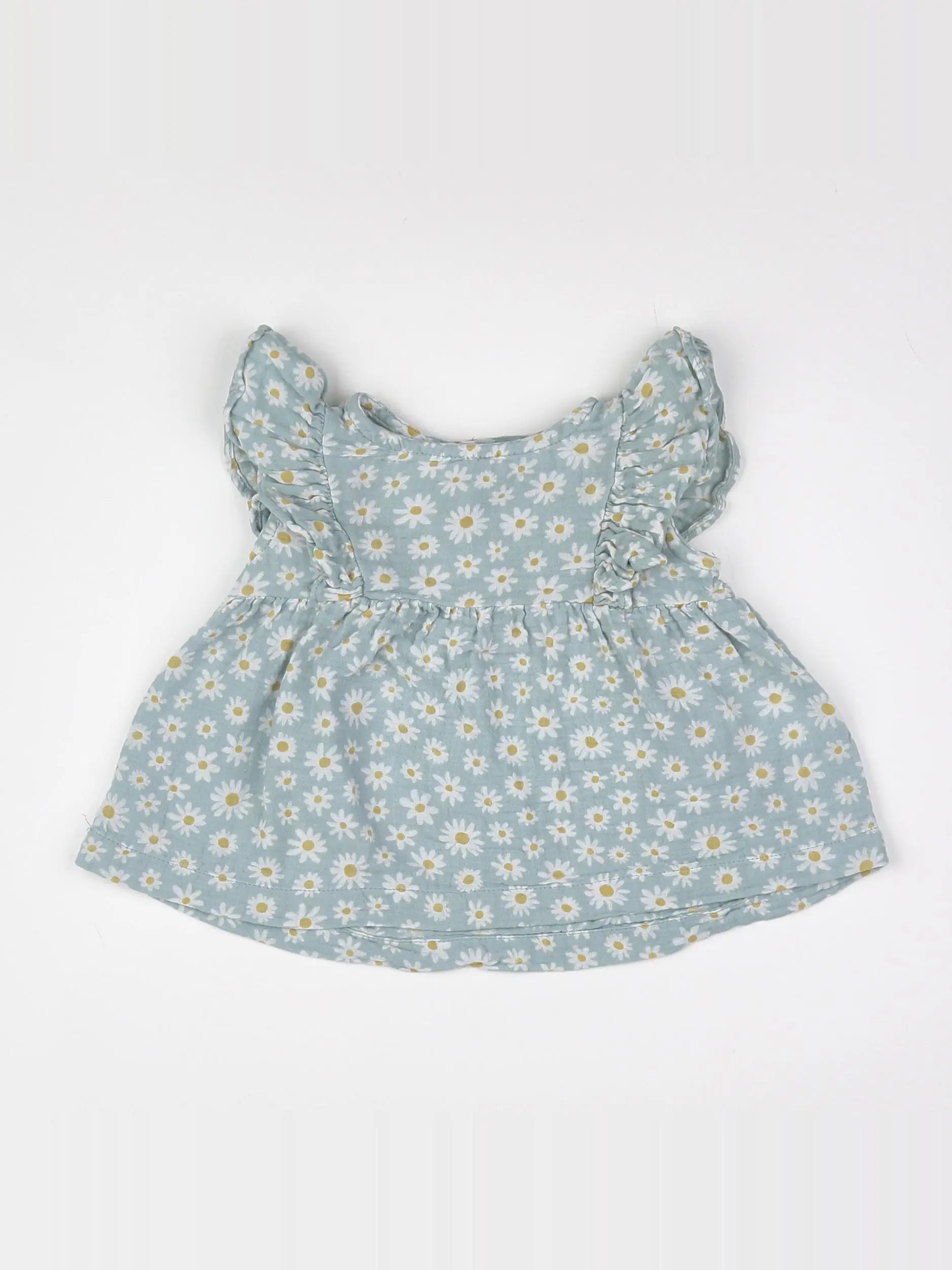 Vertbaudet - blouse vert - 9 mois