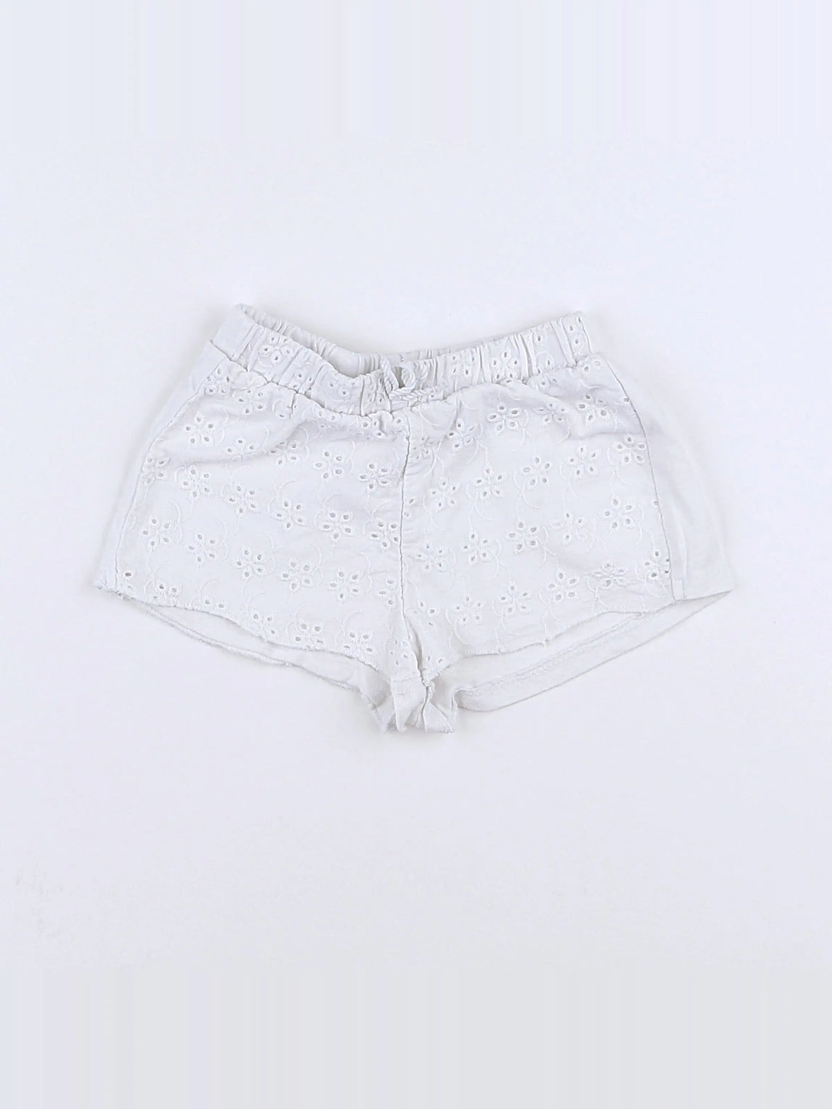 Zara - short blanc - 9/12 mois