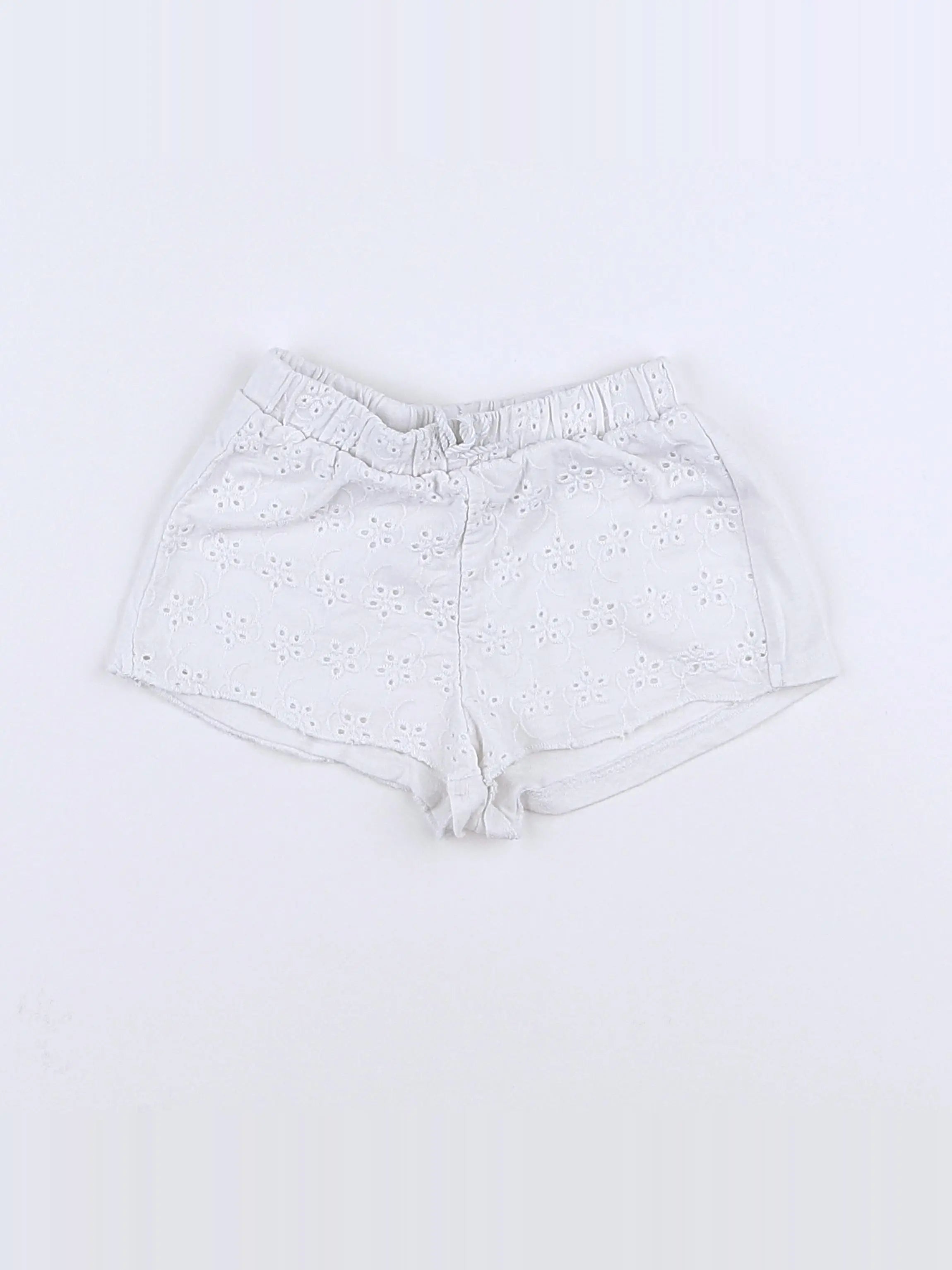 Zara - short blanc - 9/12 mois