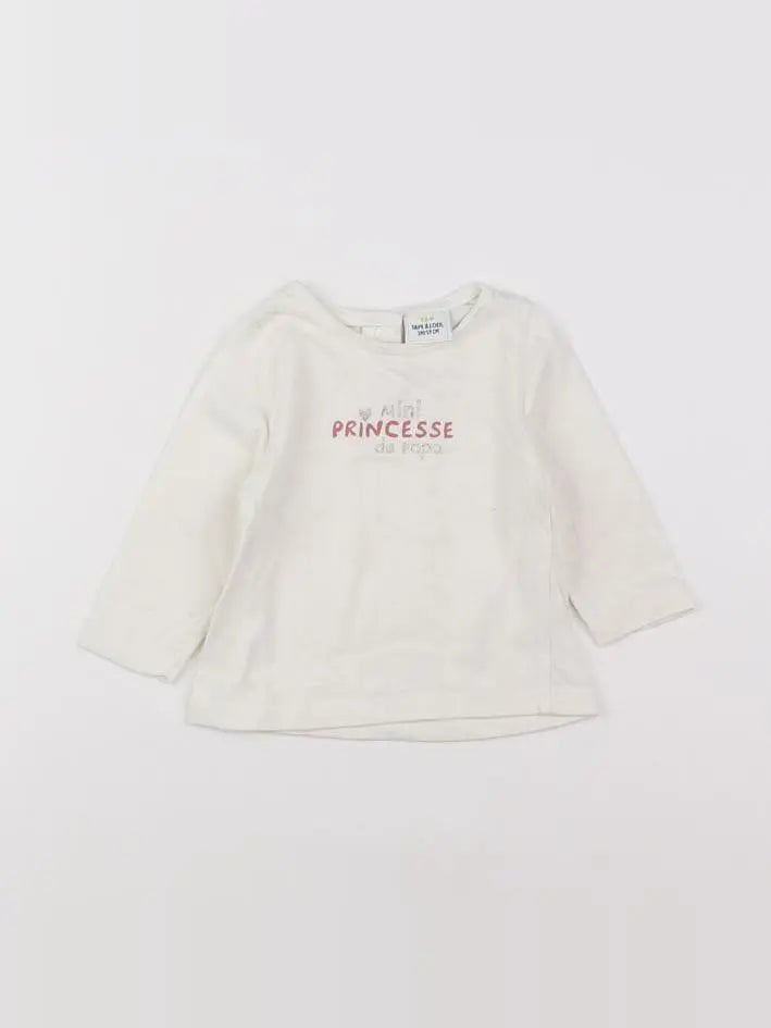 Tape à l'oeil - tee-shirt blanc - 3 mois