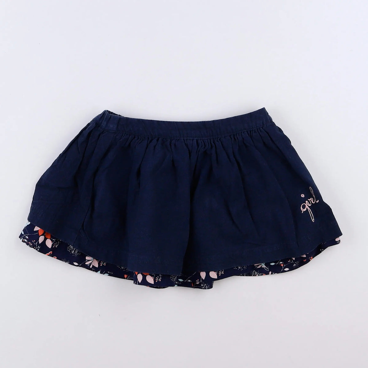 Vertbaudet - jupe bleu - 2 ans