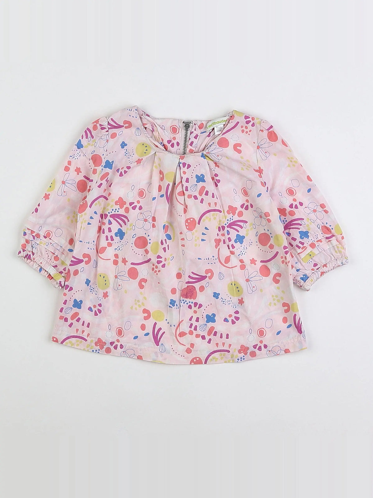 Vertbaudet - blouse rose - 2 ans