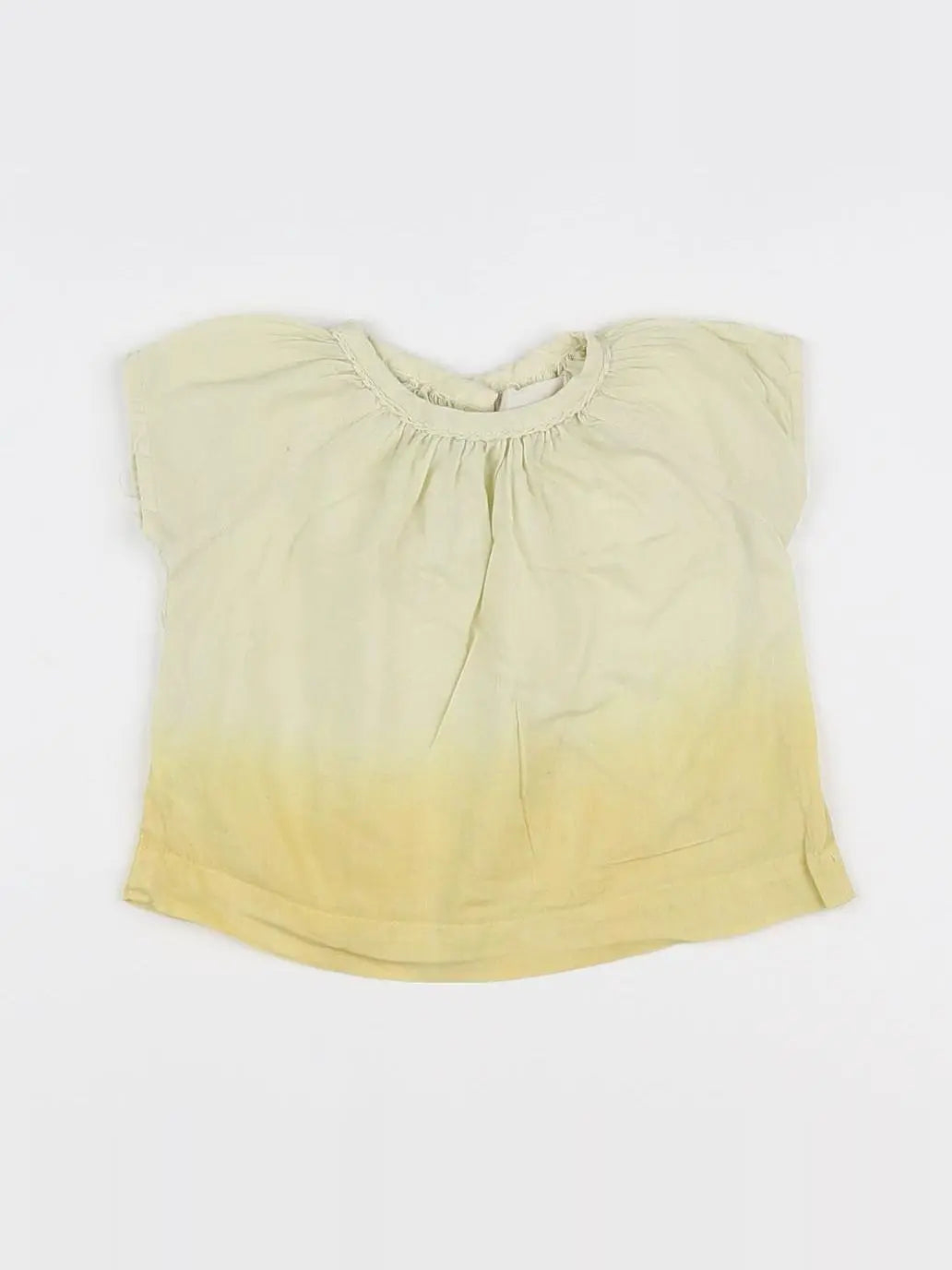 Arsène et les pipelettes - blouse jaune - 6 mois