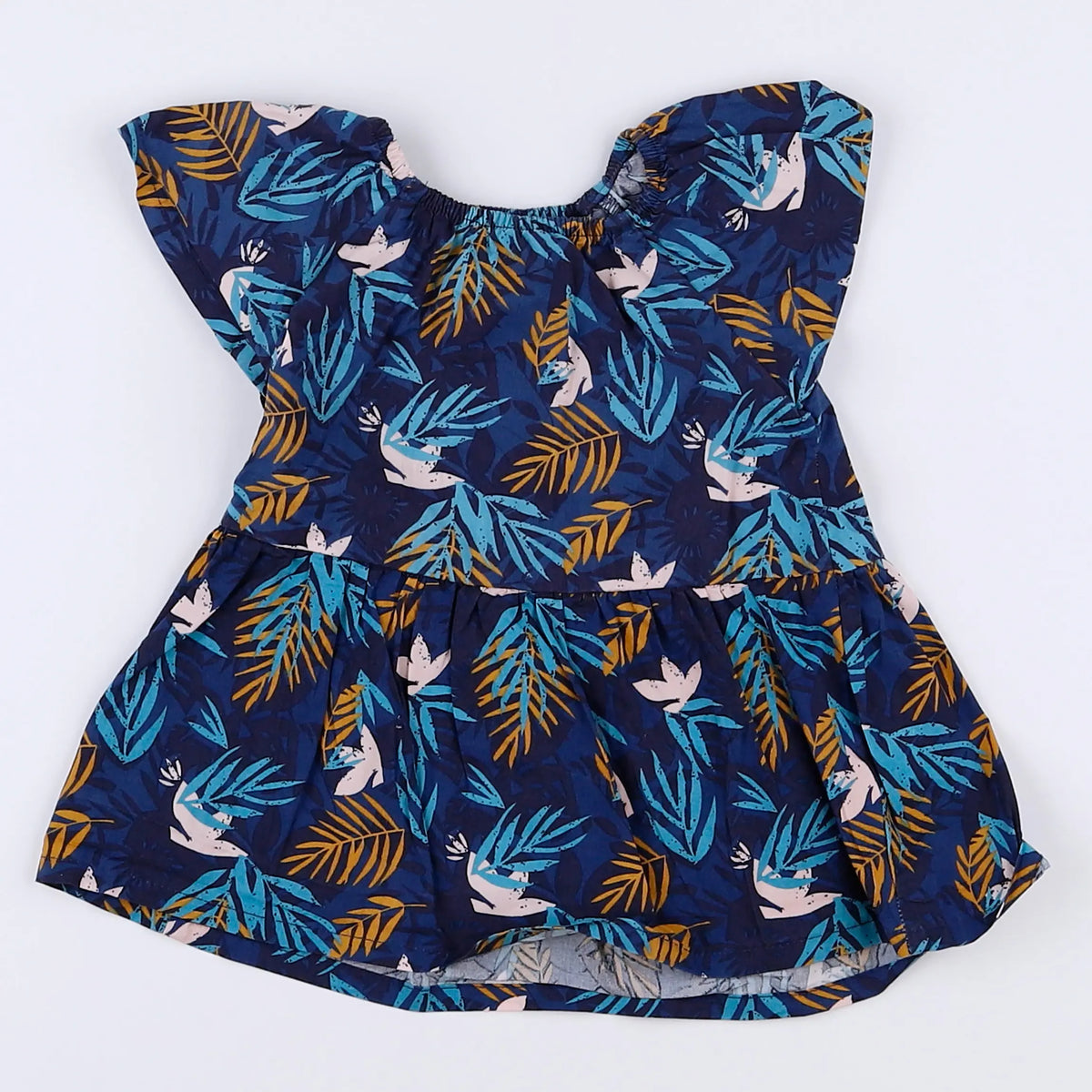 Vertbaudet - robe bleu - 3 mois