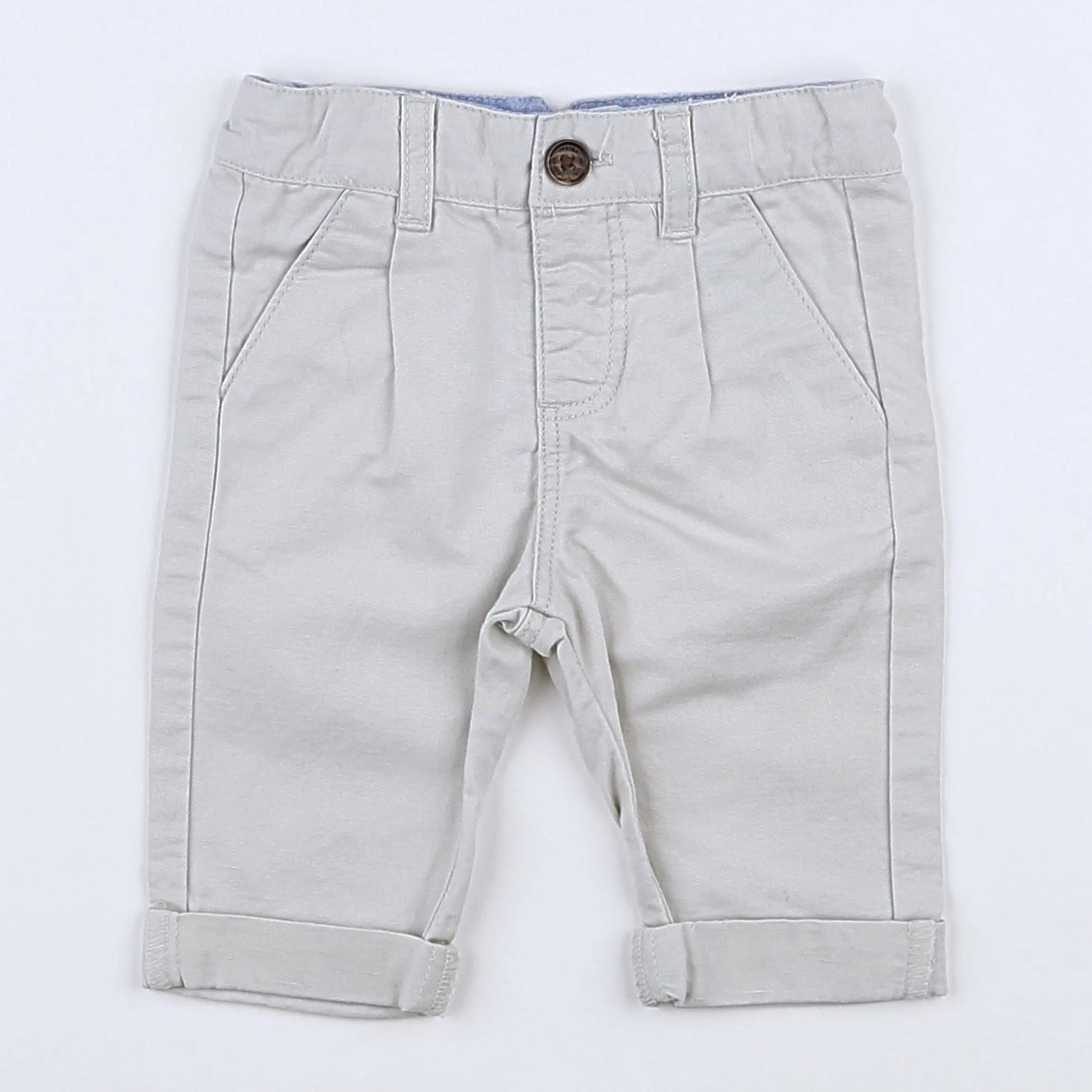 Vertbaudet - pantalon beige - 3 mois