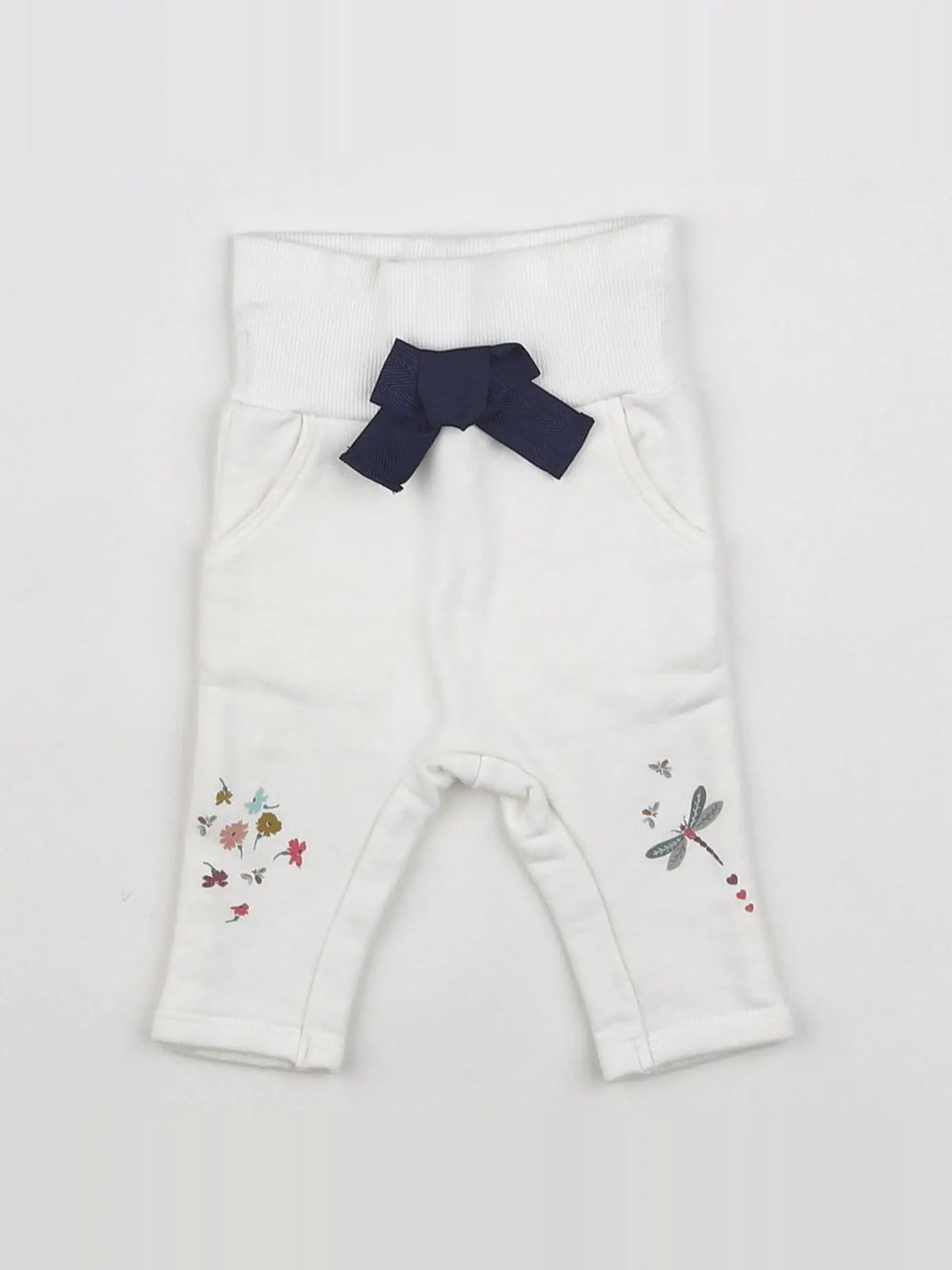 Catimini - jogging blanc, bleu - 1 mois