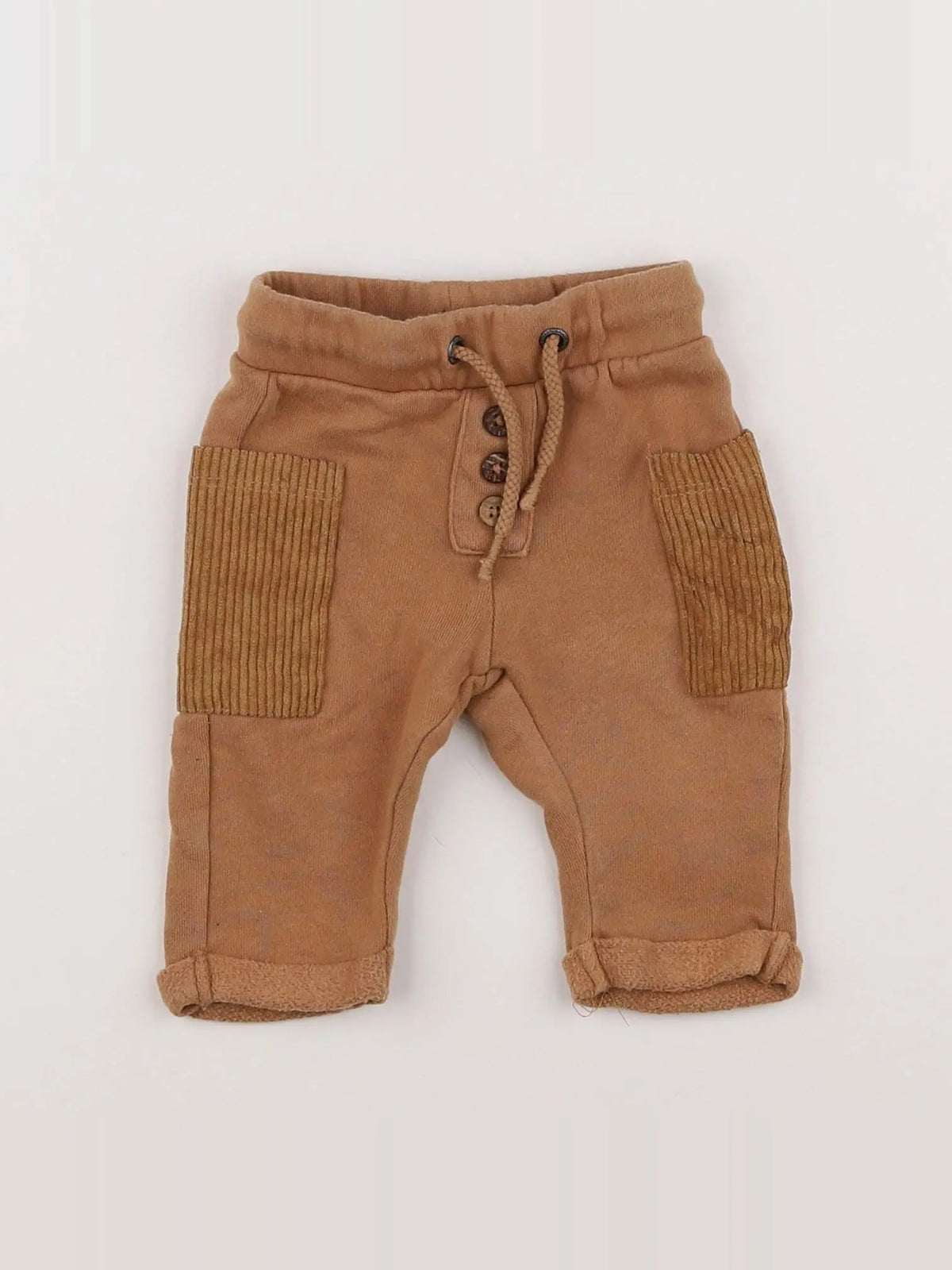 Vertbaudet - pantalon marron - 3 mois