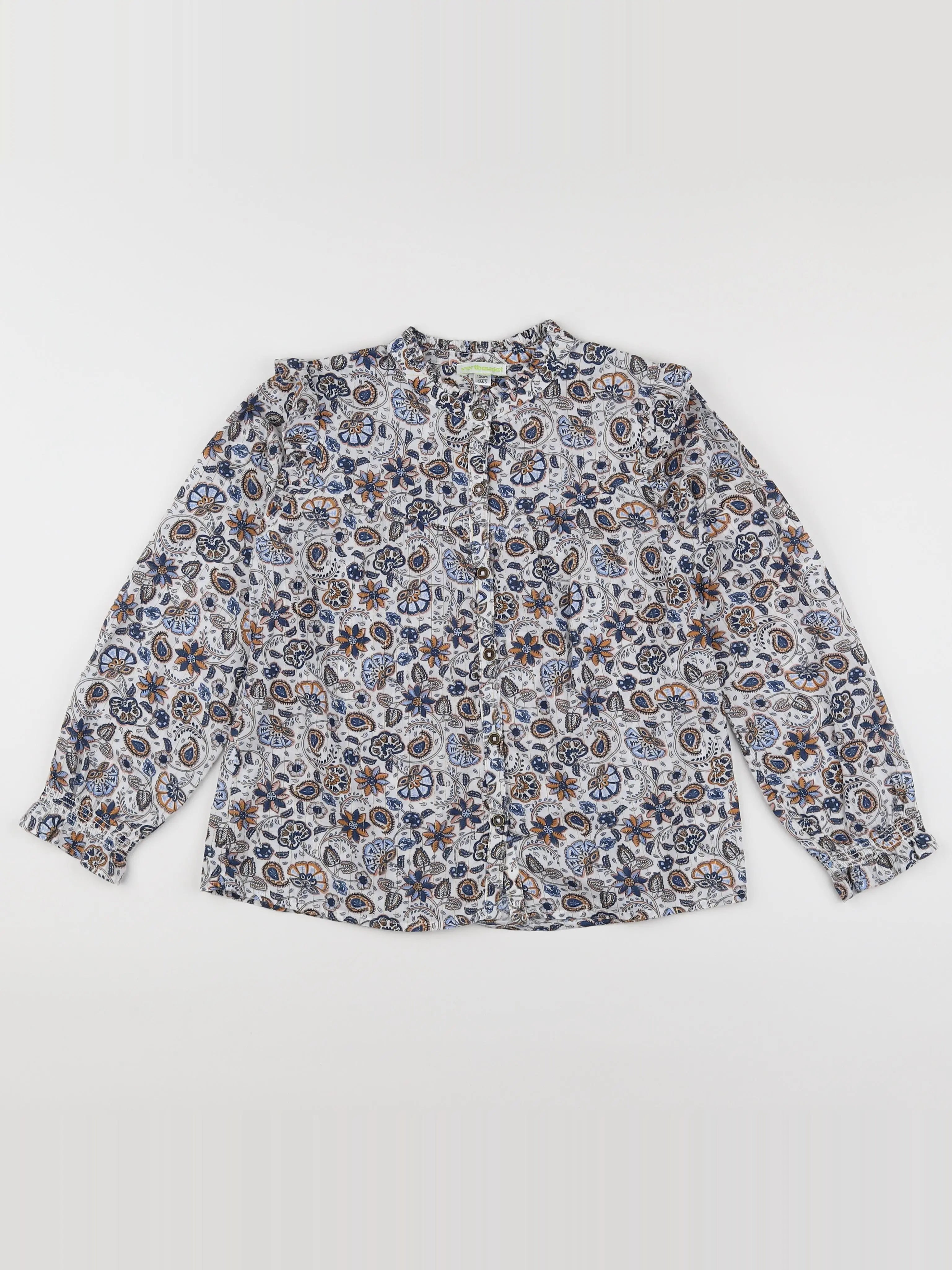 Vertbaudet - blouse multicolore - 9 ans