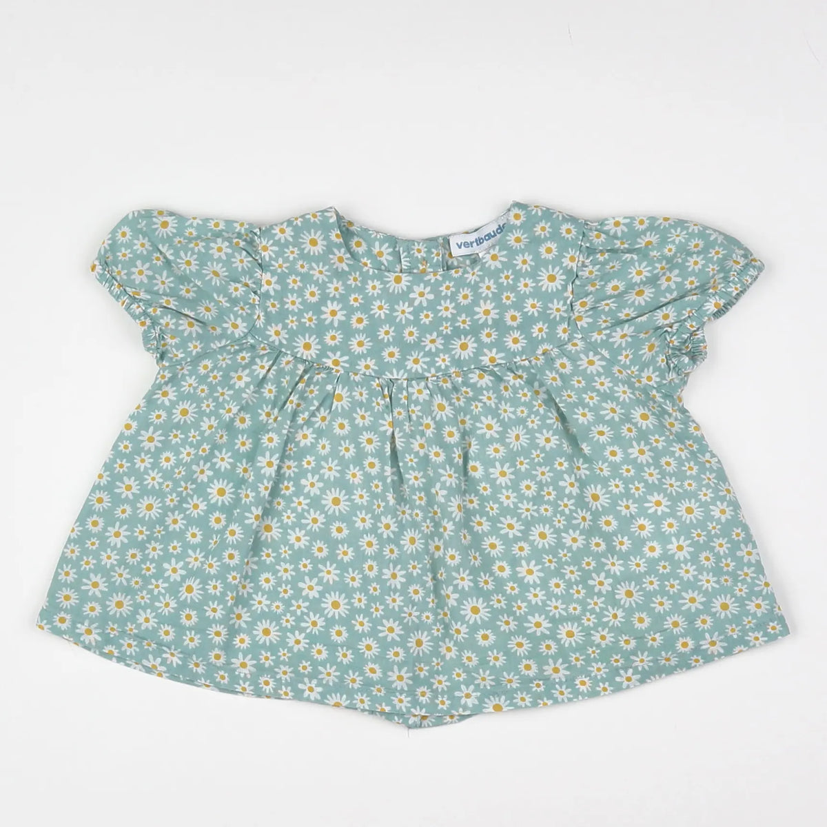 Vertbaudet - blouse vert - 3 mois